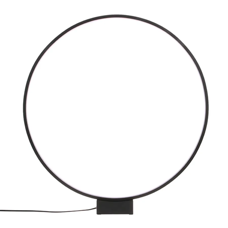 Luminous circle bordlampe 60 cm, Svart