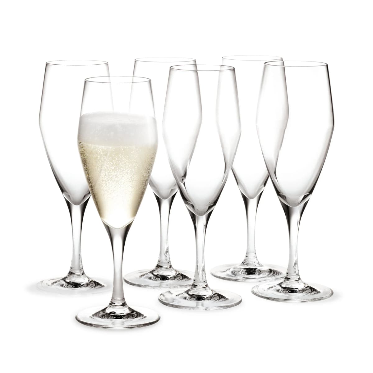 Perfection champagneglass 23 cl 6-pakning, Klar
