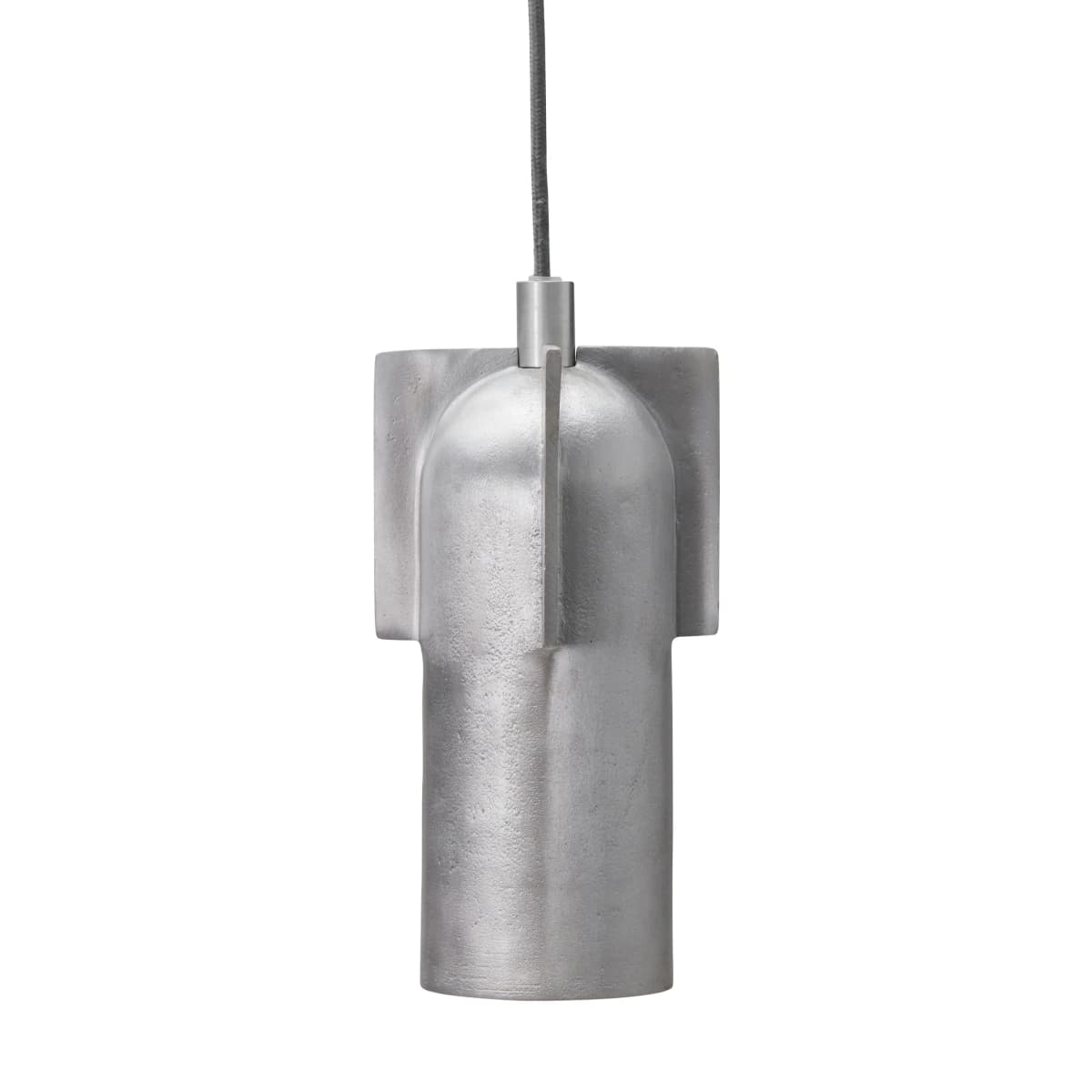 Akola taklampe 23 cm, Børstet sølv