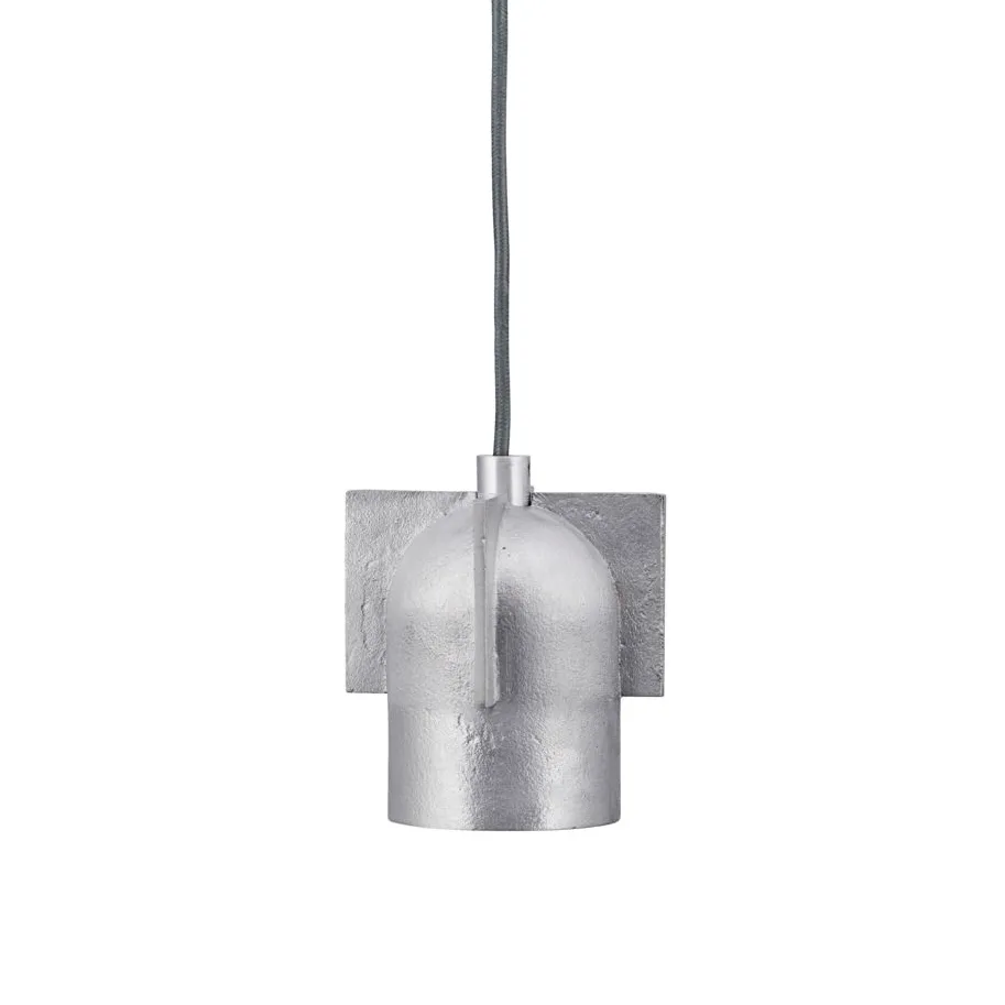 Akola taklampe Ø9 cm, Sølv