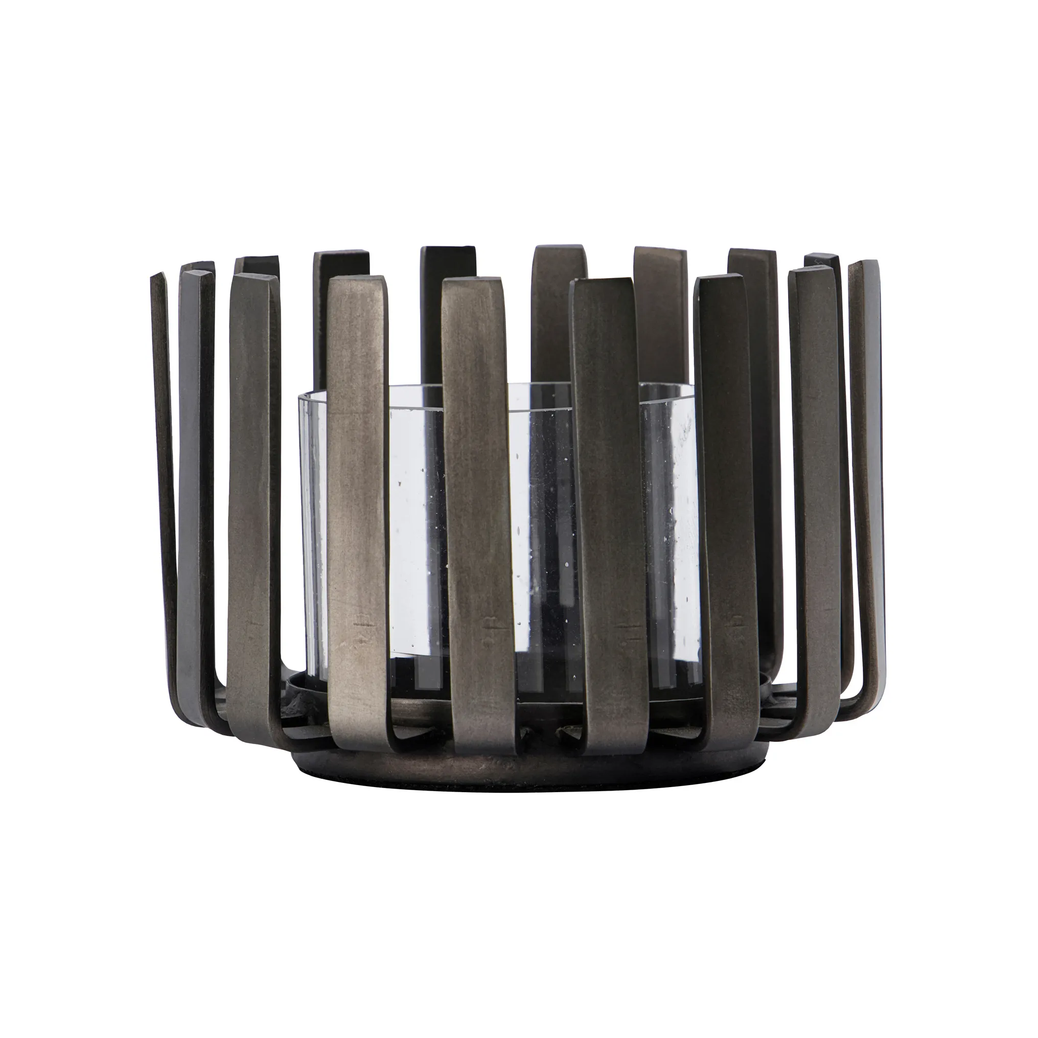 Bars telysholder Ø 10 cm, Svart