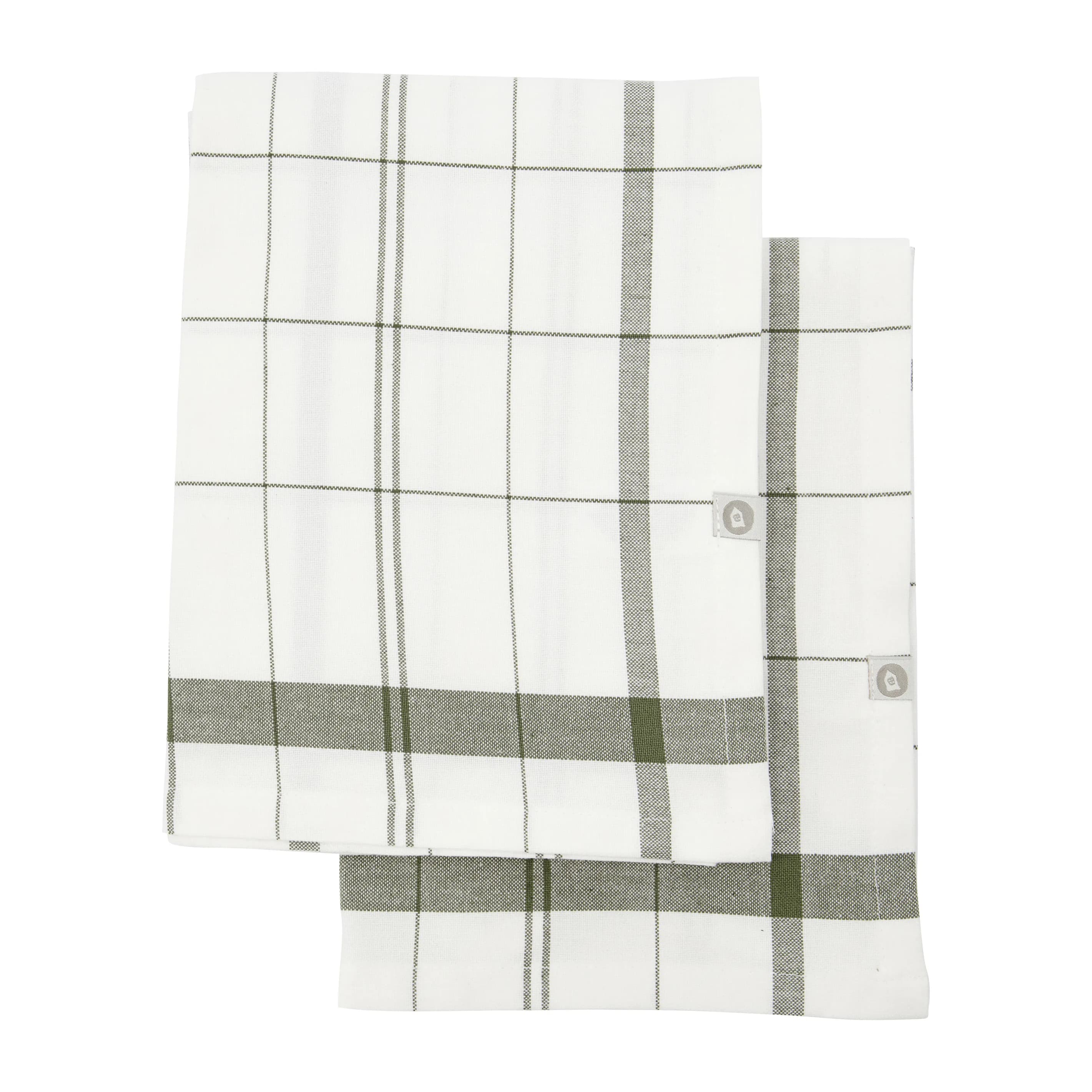 Chef kjøkkenhåndkle 55 x 75 cm 2-pakning, Grønn