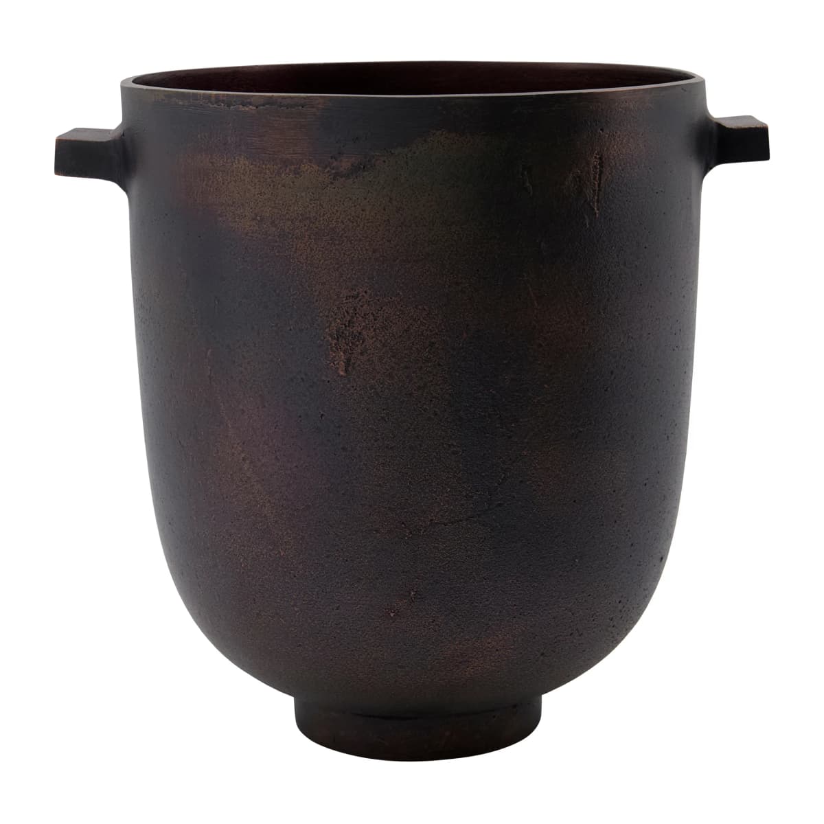 Foem blomsterkrukke Ø 20 cm, Browned brass