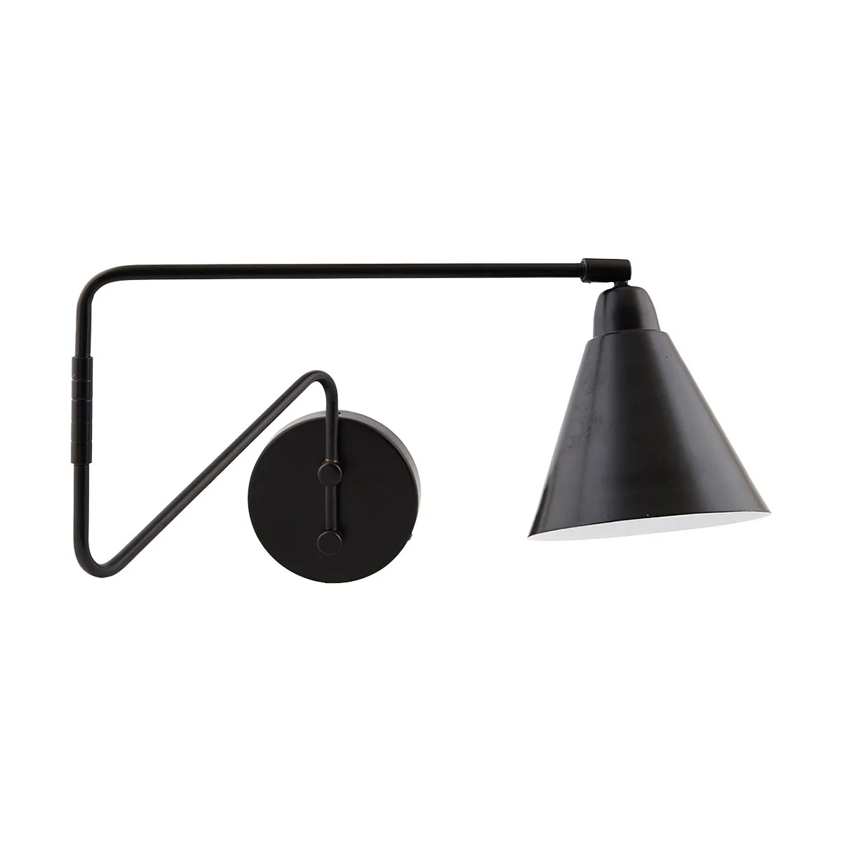 Game vegglampe svart, stor 76 cm