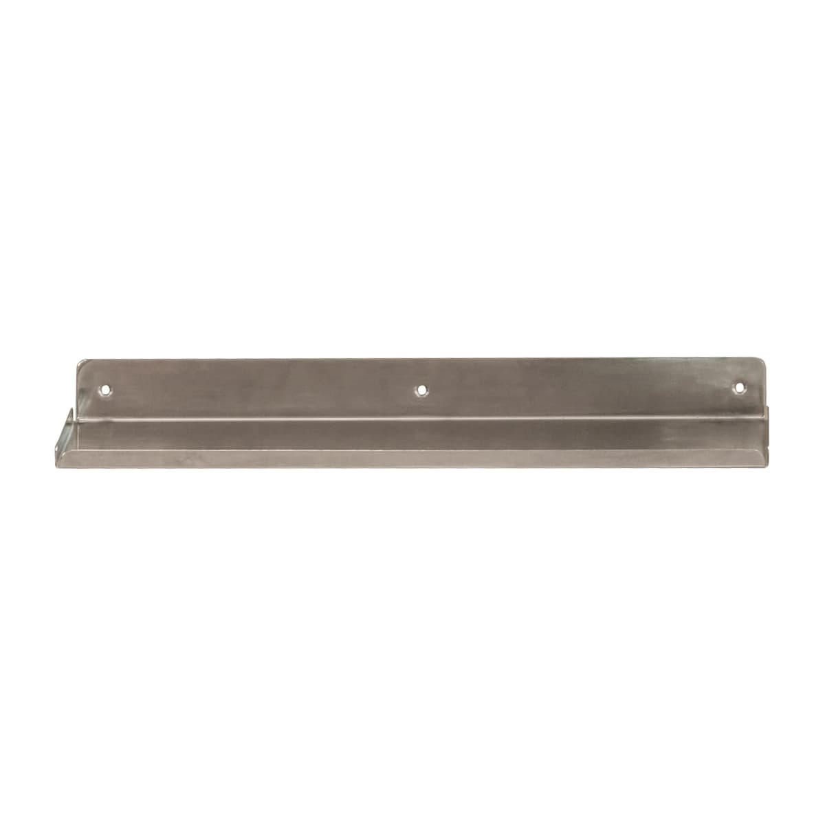Ledge hylle 43 cm, Børstet sølv