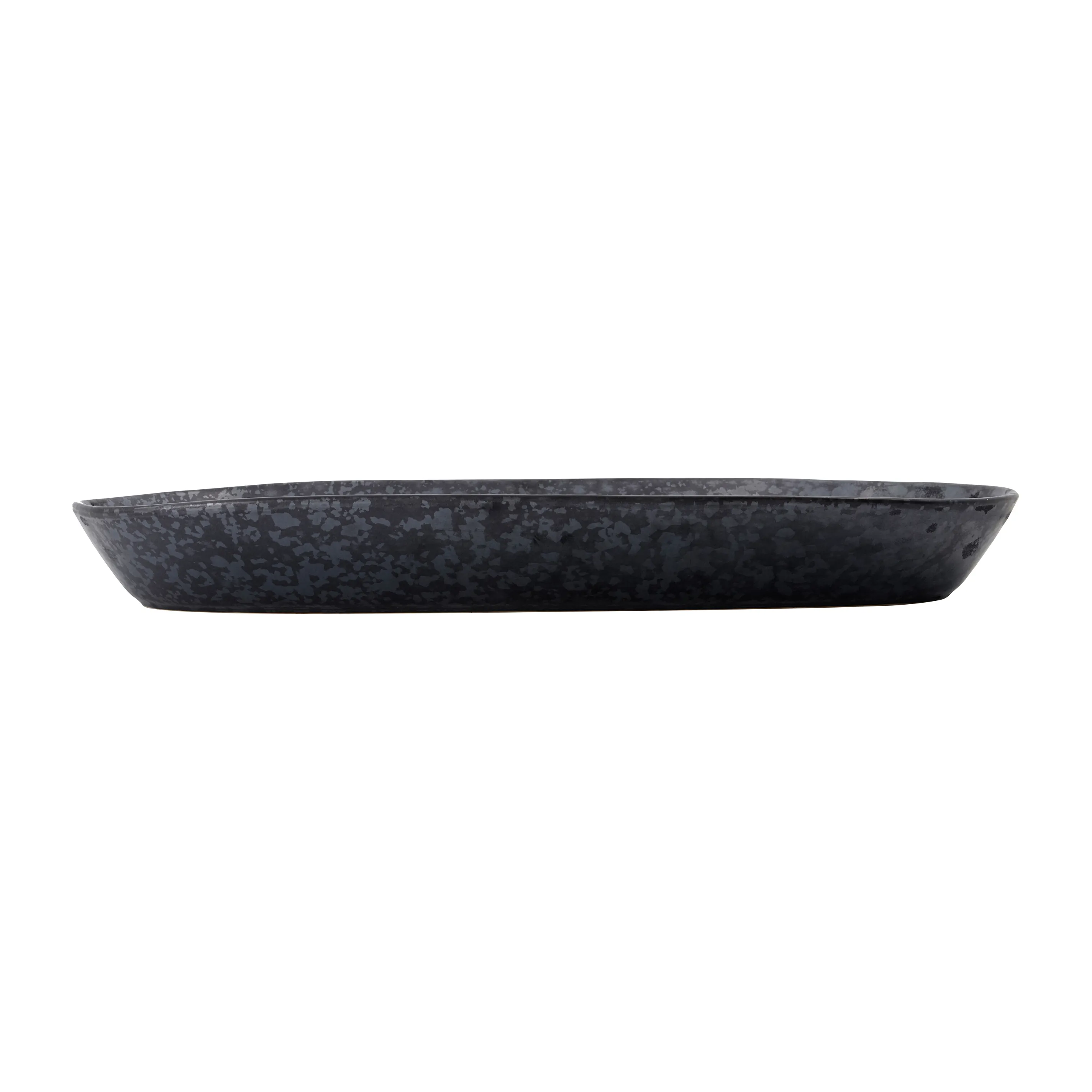 Pion serveringsfat 19 x 38 cm, Svart-brun