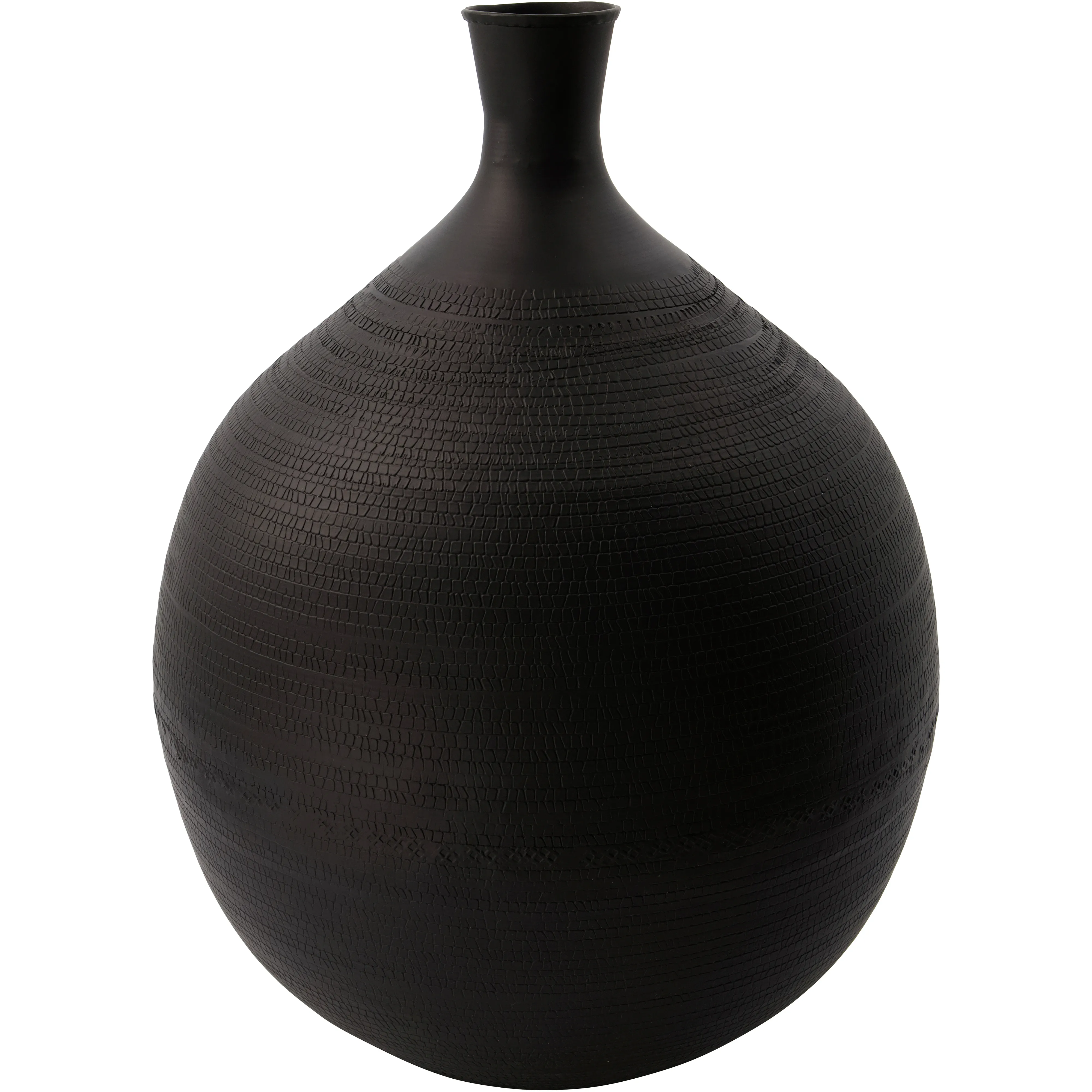 Reena vase 38 cm, Brun