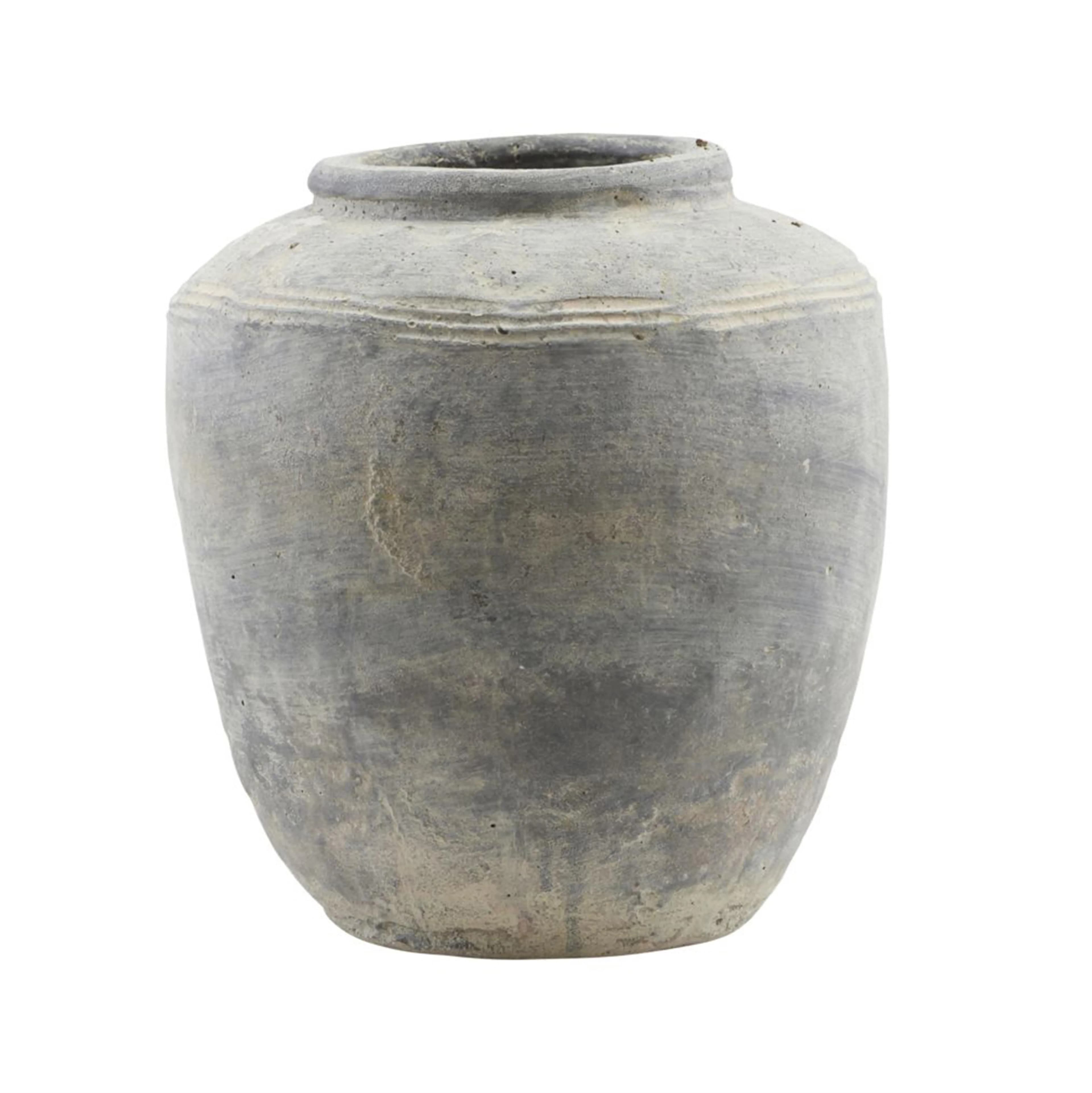 Rustik vase betong, 27 cm