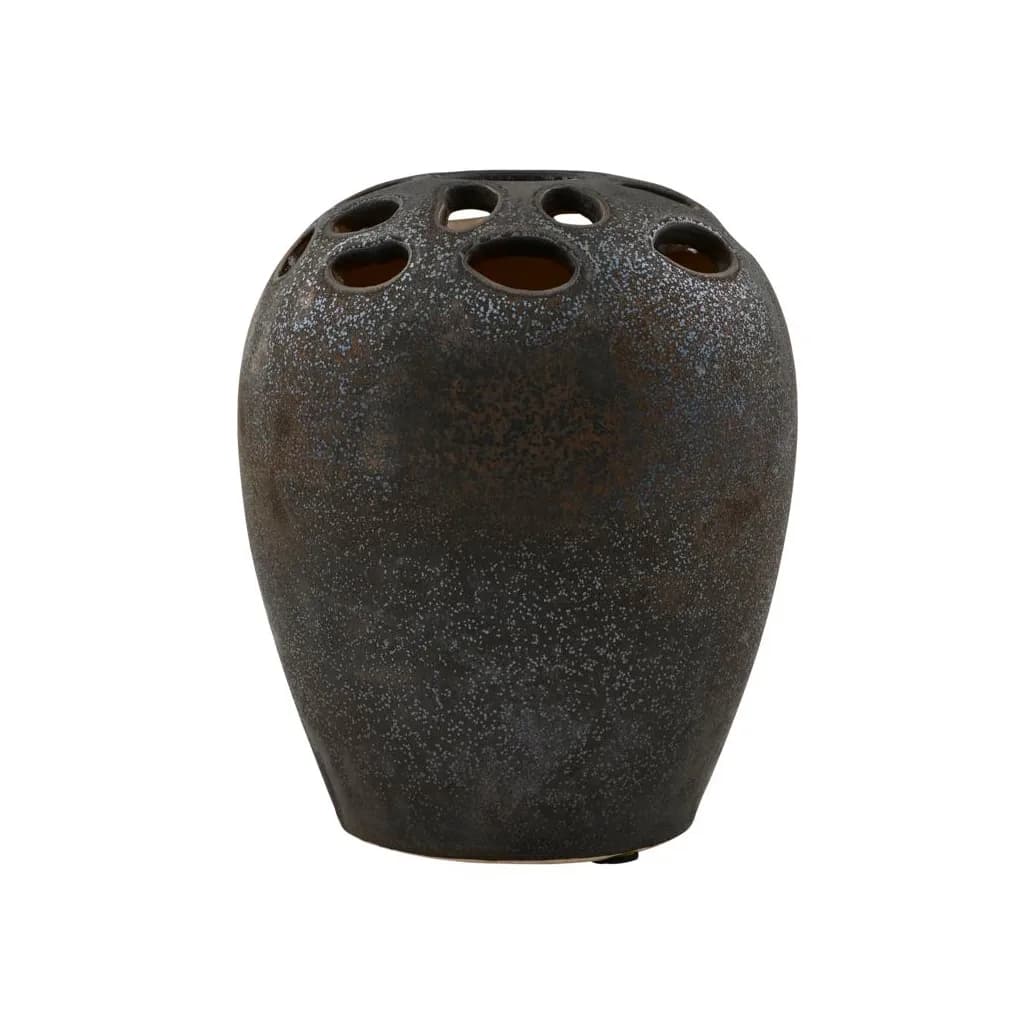 Varios vase 19 cm, Svart