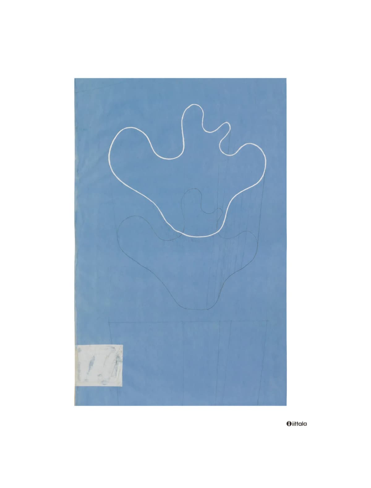 Aalto art Sketch blue plakat, 50 x 70 cm