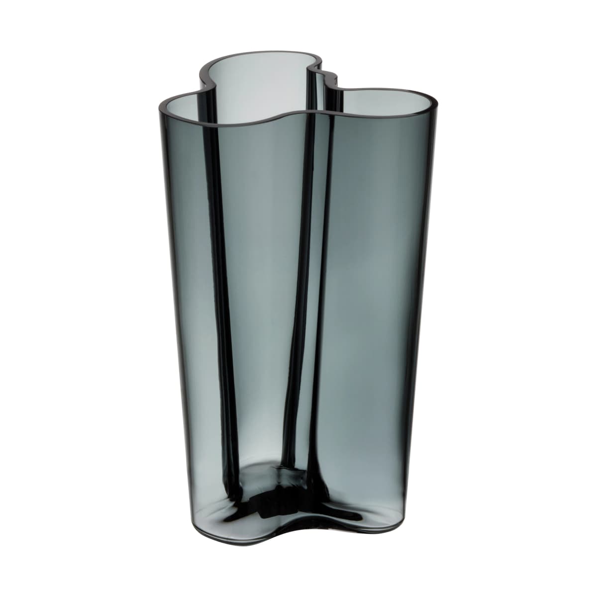 Alvar Aalto vase mørkegrå, 251 mm