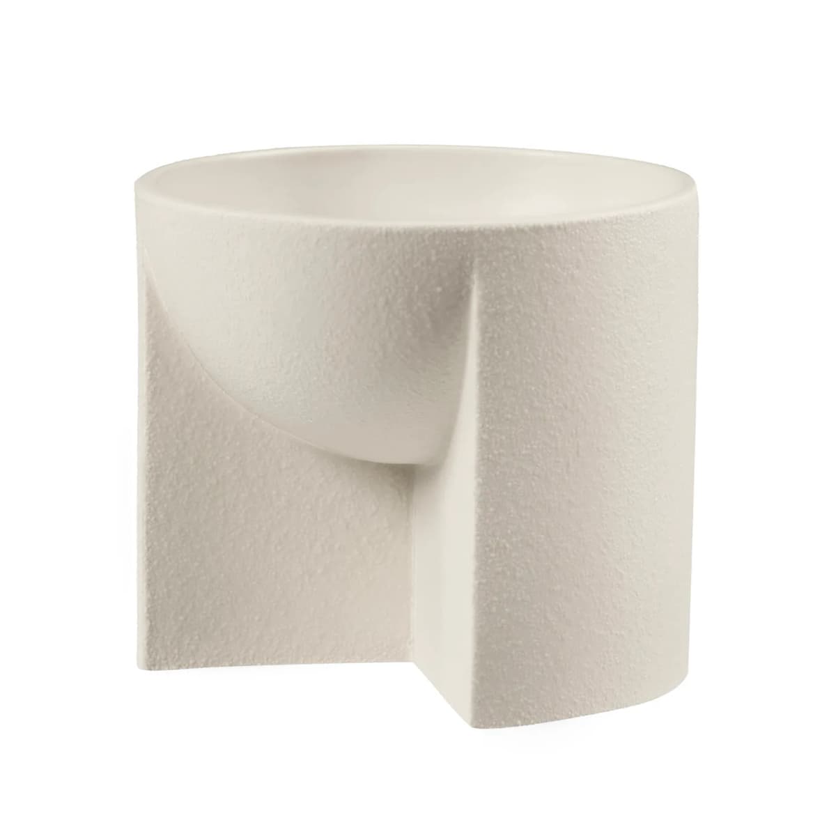 Kuru keramikskål 14x16 cm, Beige