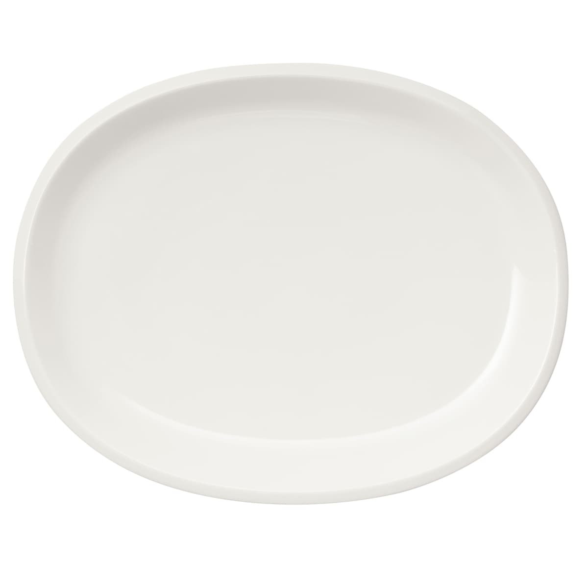 Raami ovalt serveringsfat 35 cm, Hvit