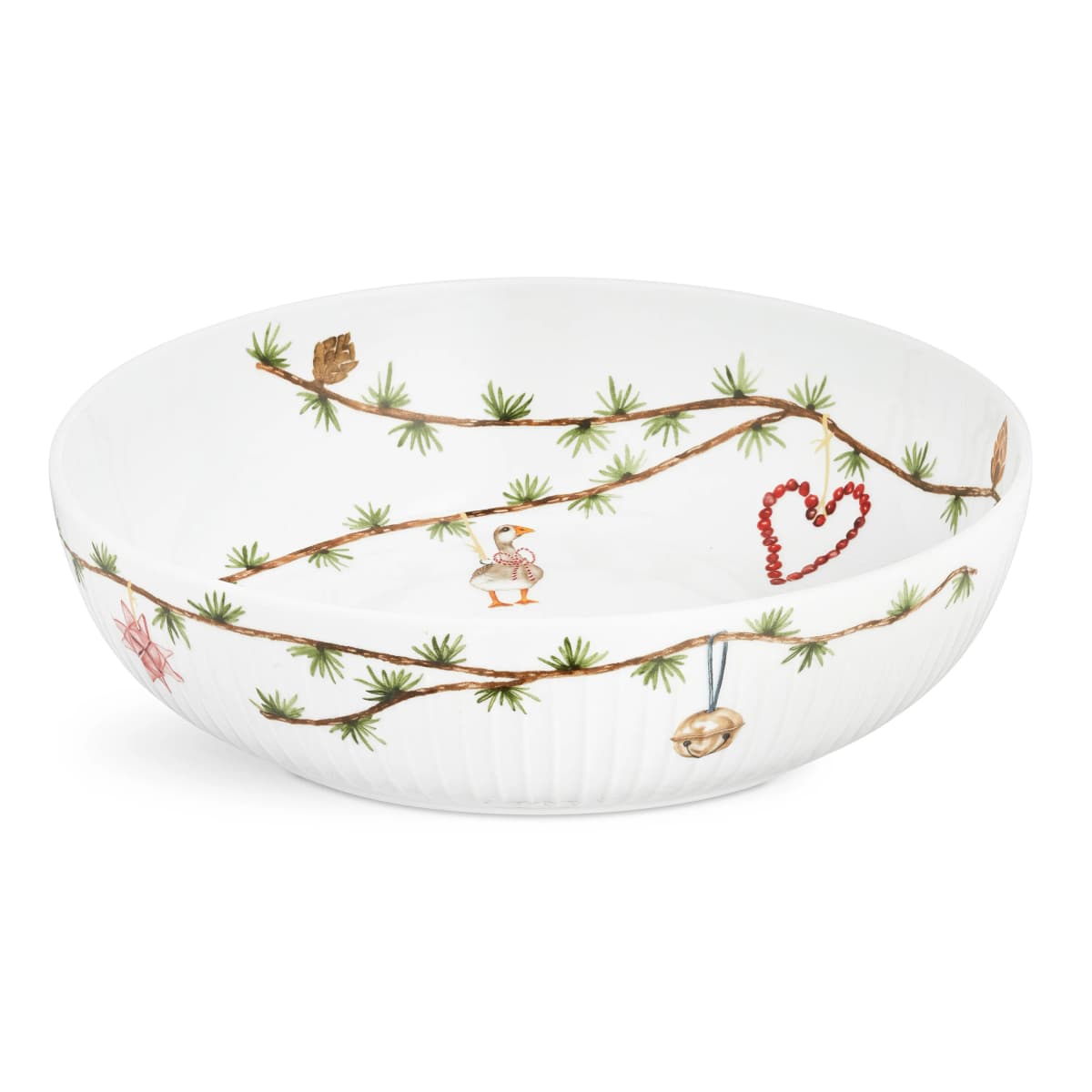 Hammershøi Christmas skål Ø30 cm, Hvit