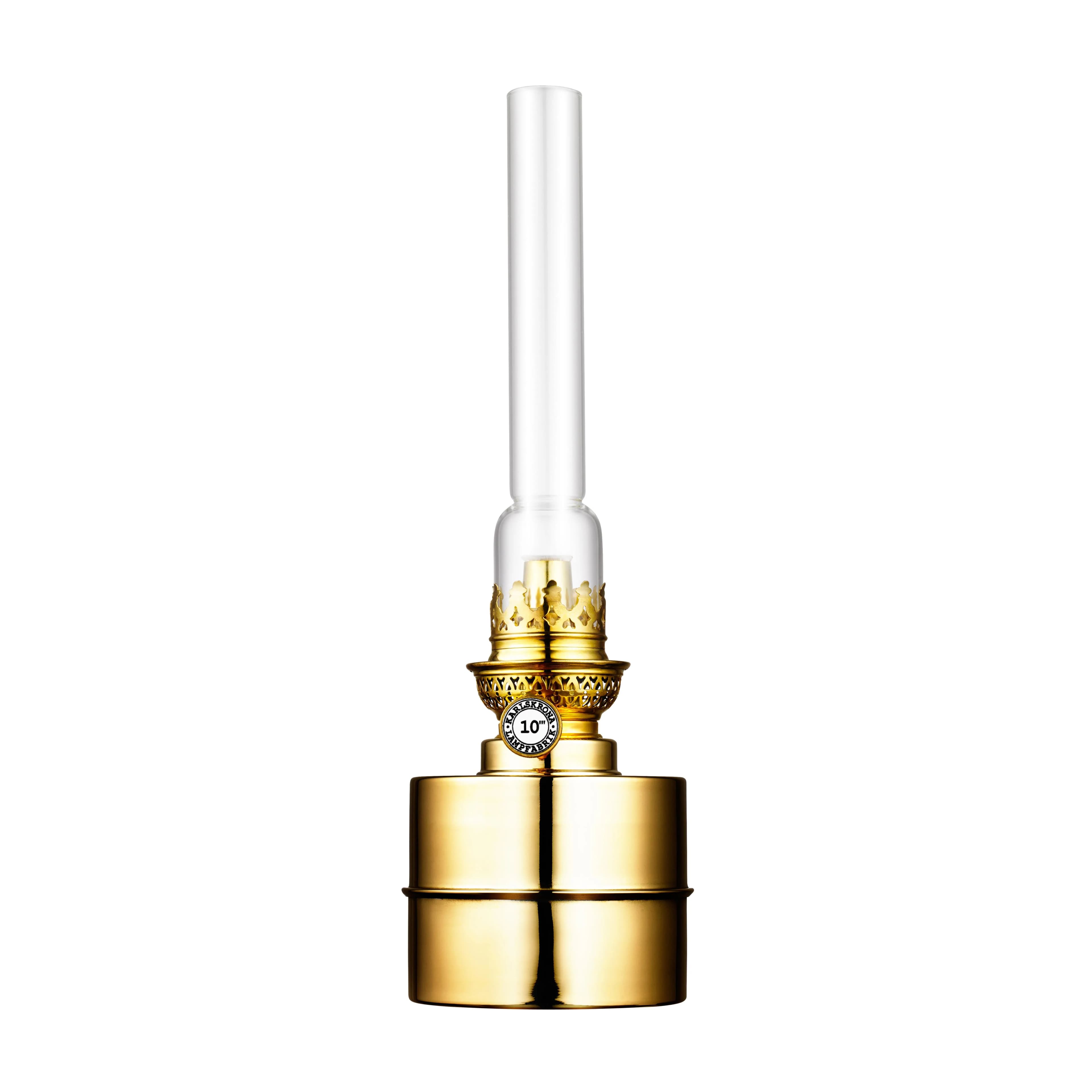 Flaggskär fotogenlampe, messing