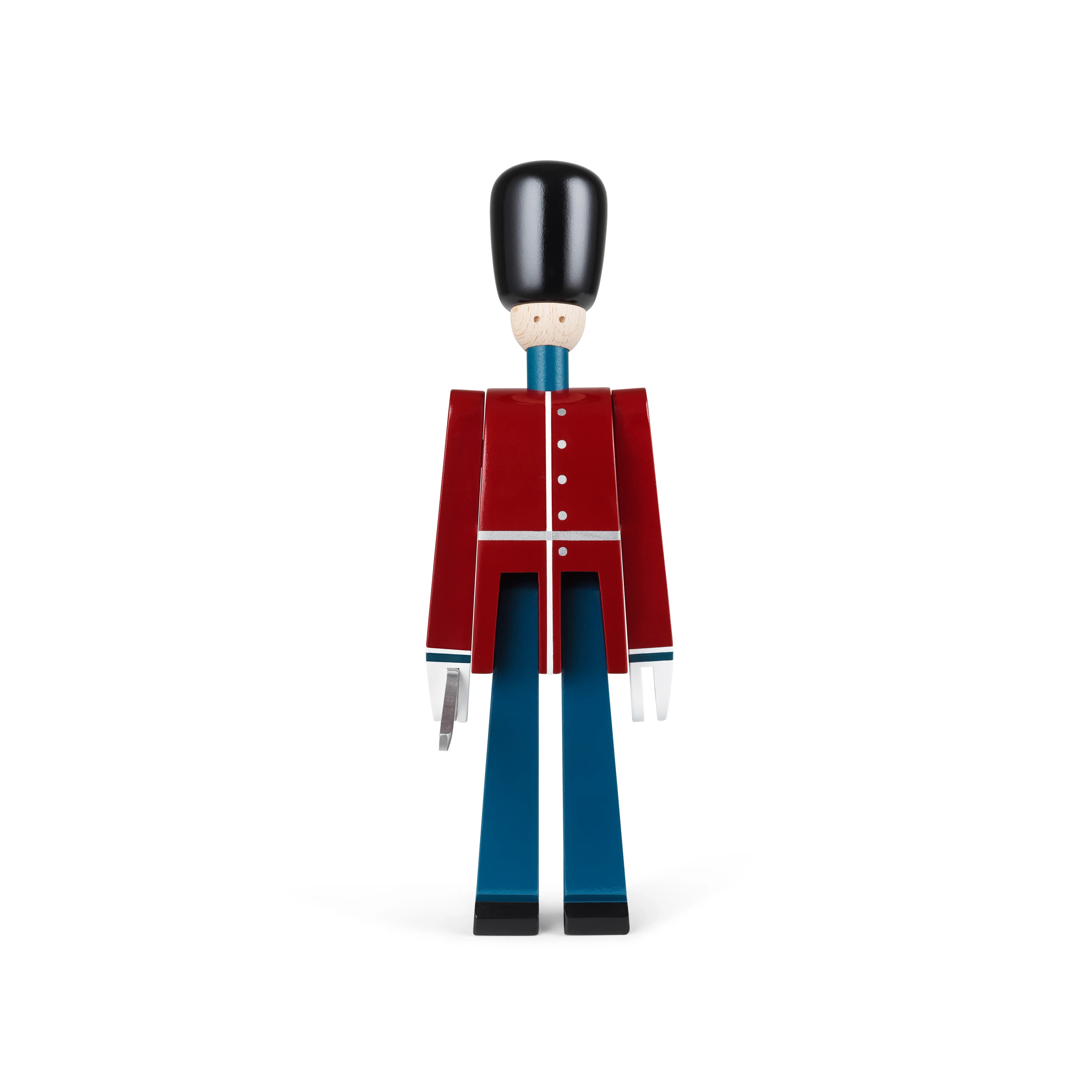 Kay Bojesen officer med sverd, Rød-blå