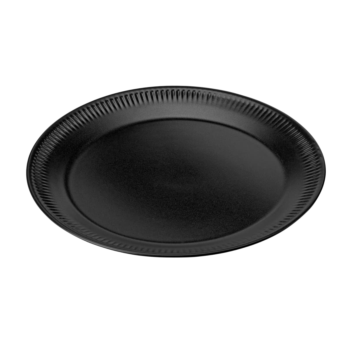 Knabstrup middagstallerken svart, 22 cm