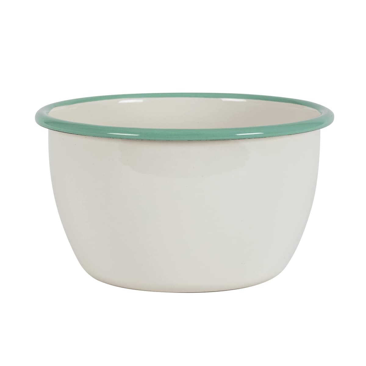 Kockums emaljeskål 16 cm, Cream Lux