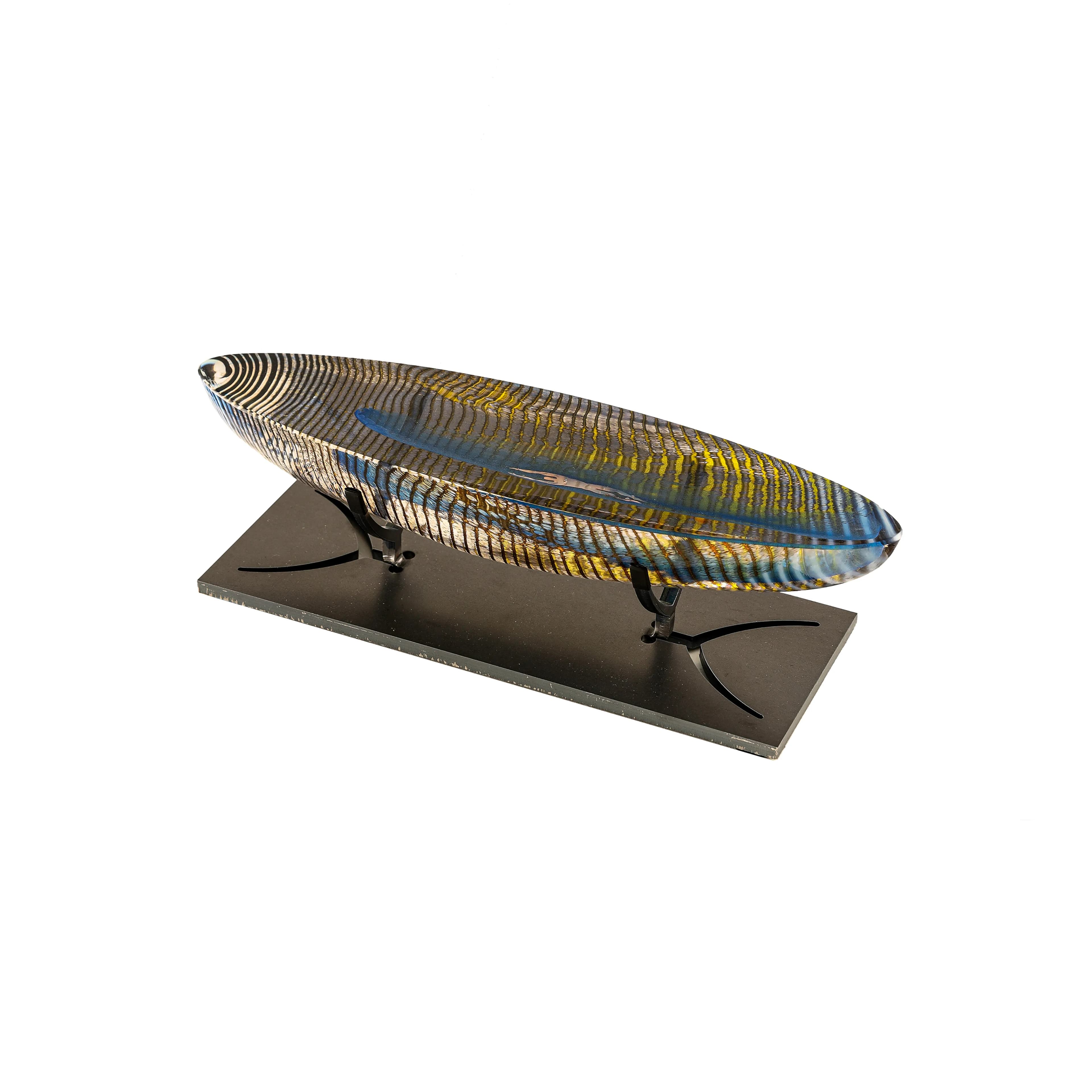 BV Caspar Boat glasskulptur, Klar