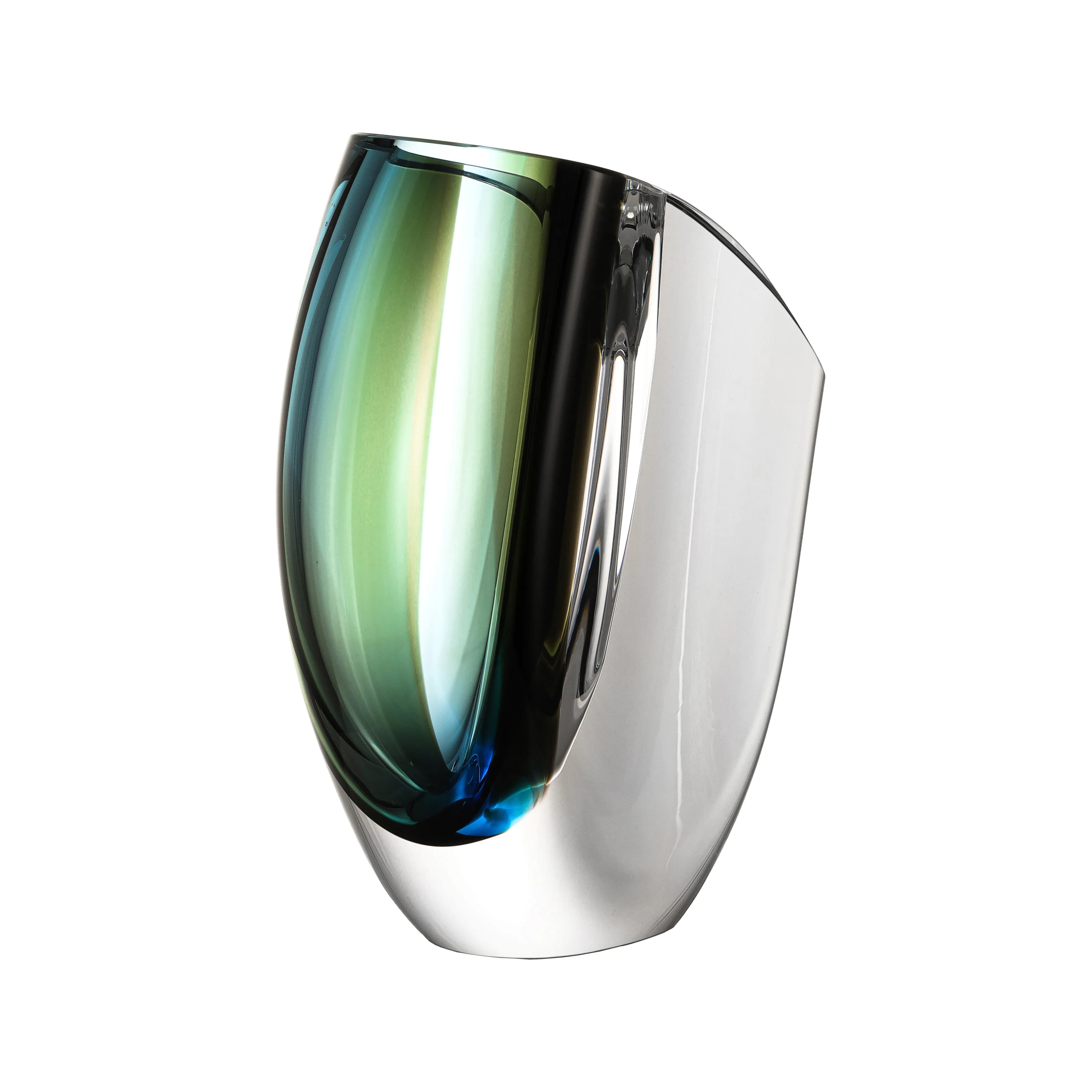 Mirage vase 21 cm, Blå-brun