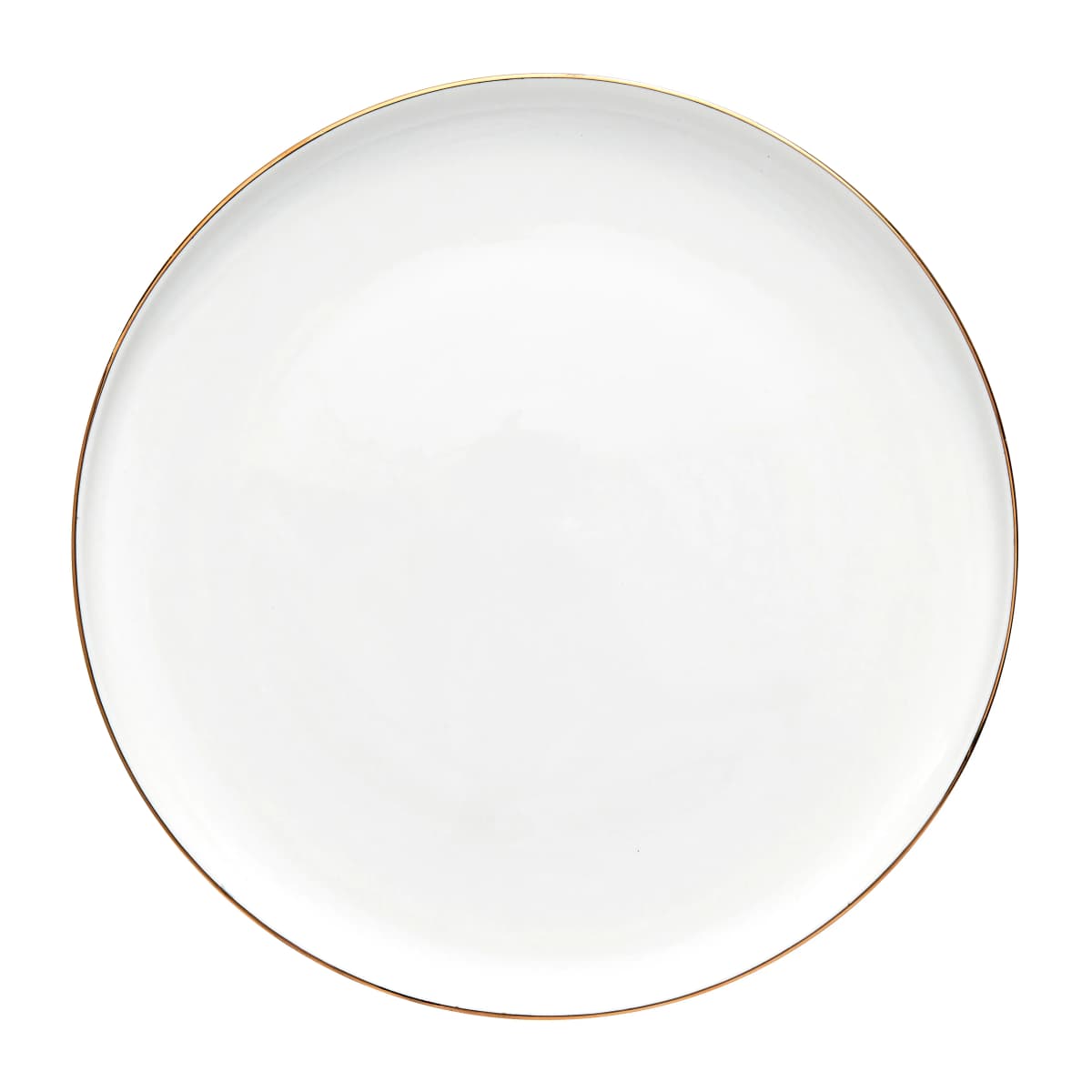 Clara tallerken Ø 26 cm, White-light gold