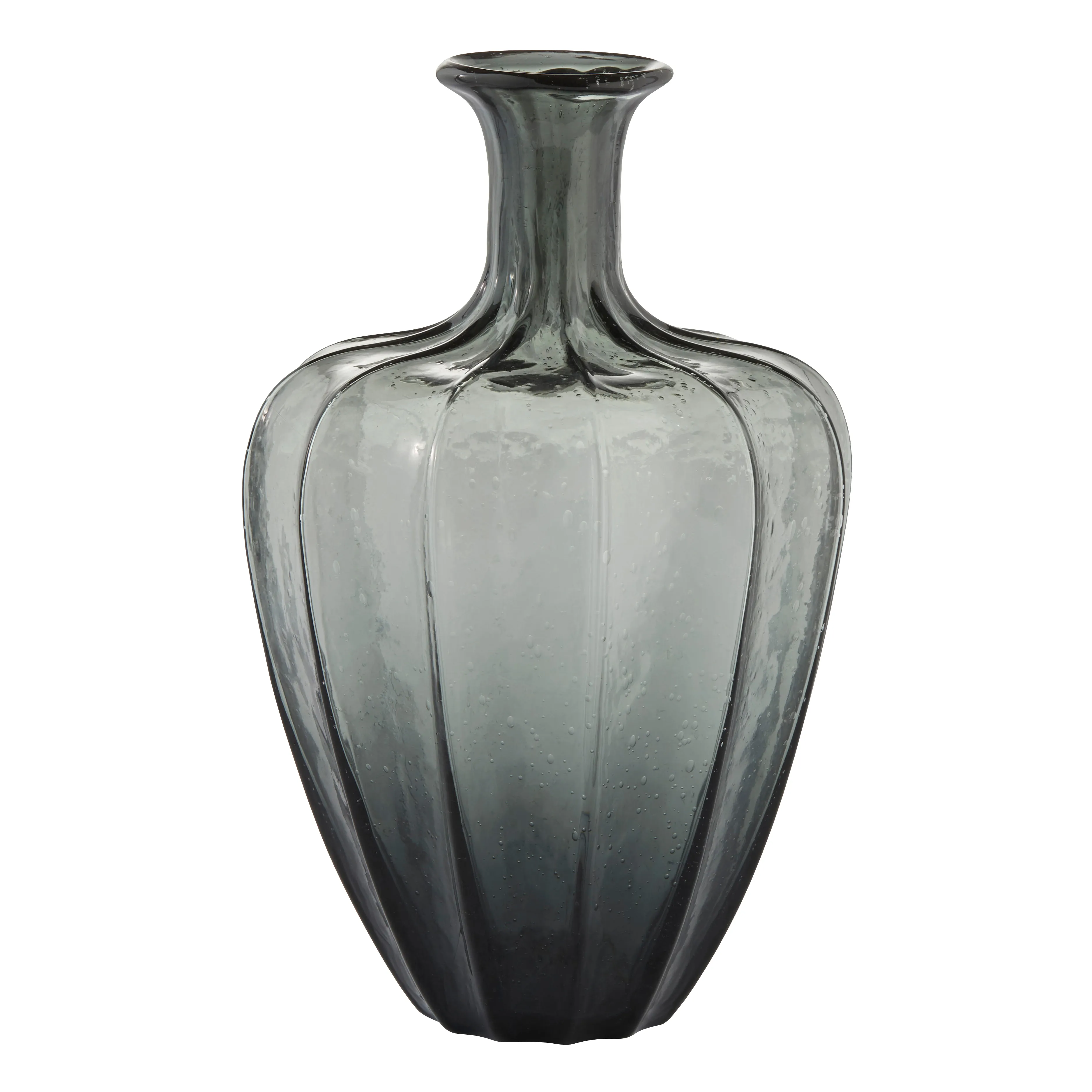 Miyanne vase 34,5 cm, Smoked grey