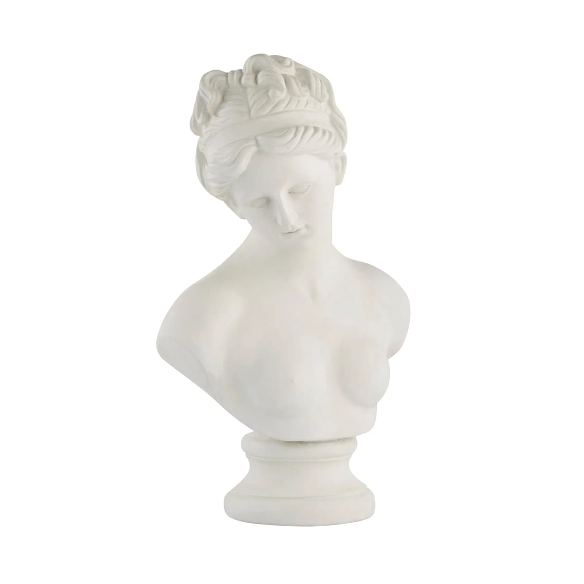 Serafina skulptur hvit, 36 cm