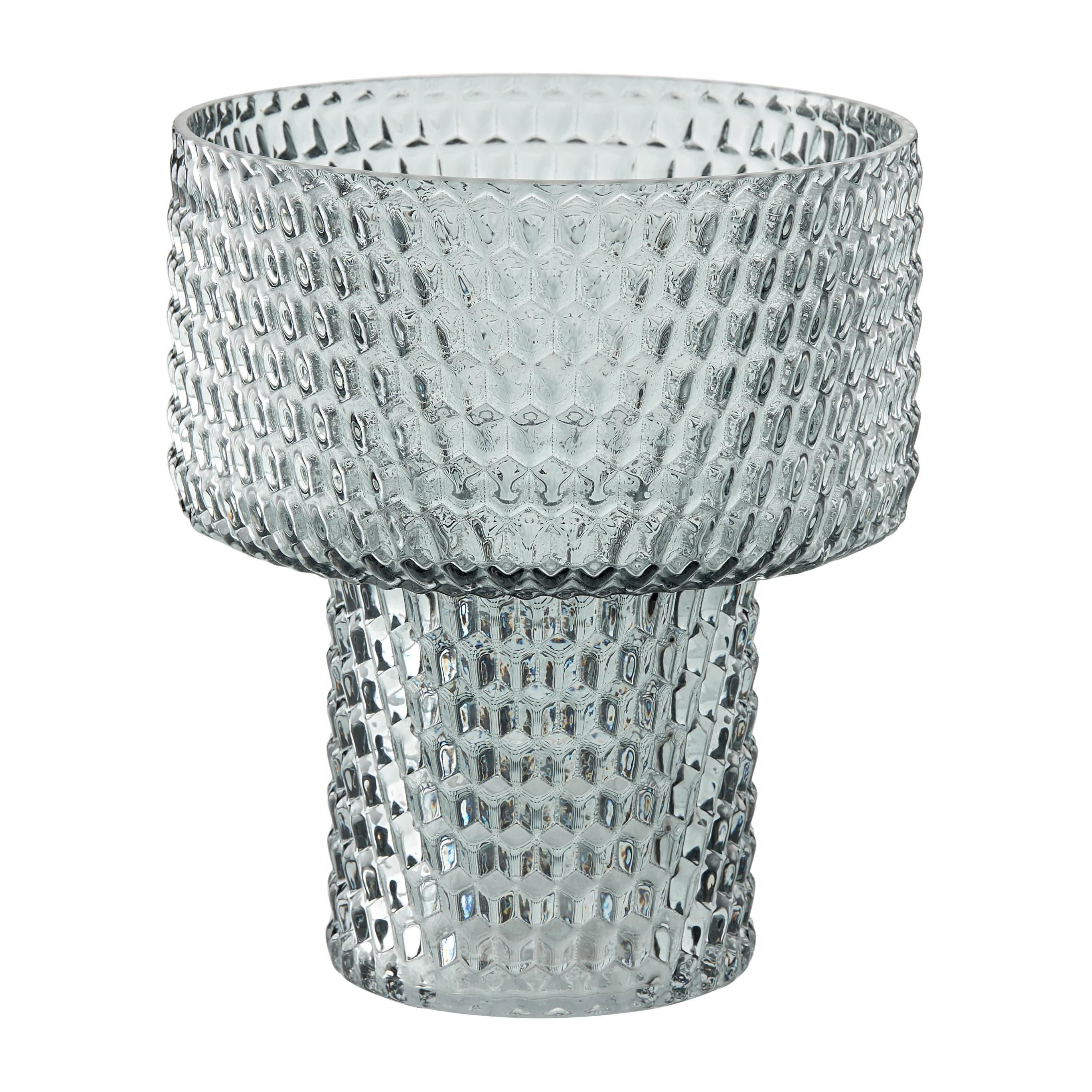 Silma vase 19 cm, Dark grey