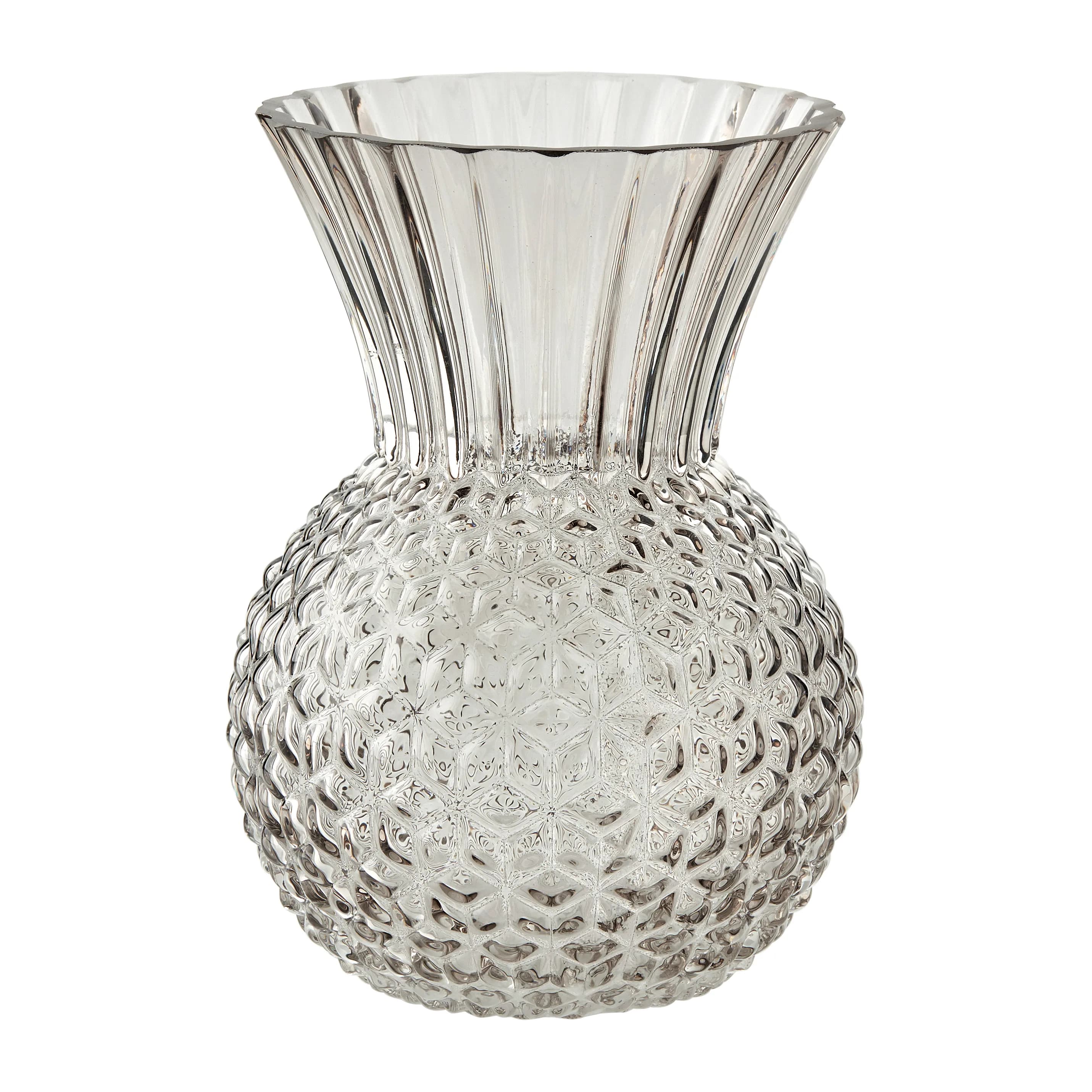 Silma vase 22 cm, Light brown