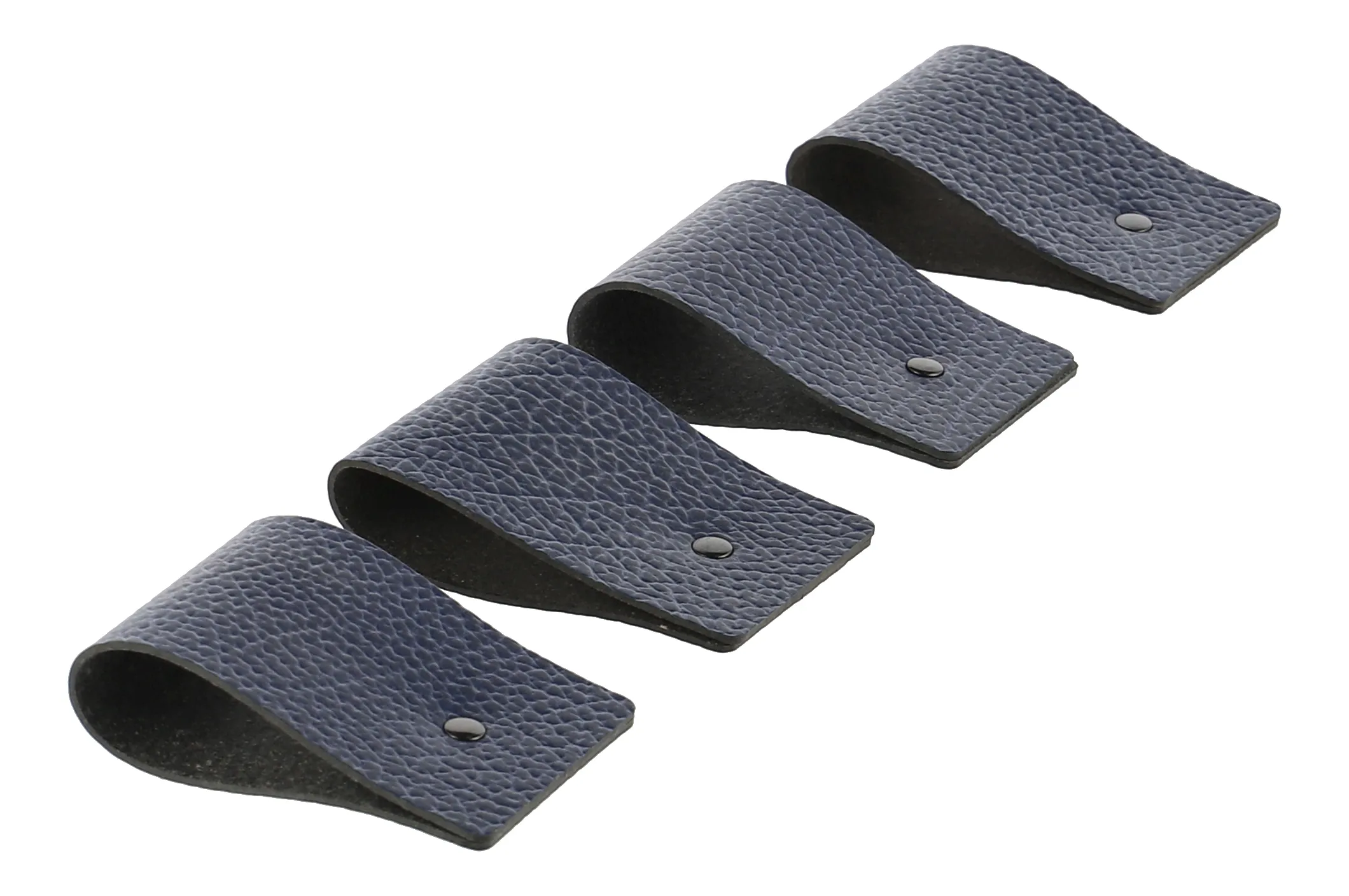 Loop name serviettring 4-stk., Marineblå