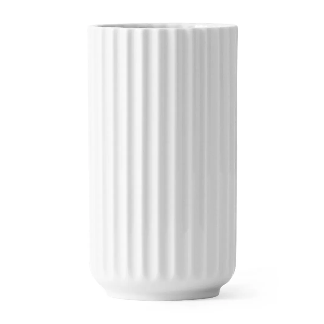 Lyngby vase hvit, 12 cm