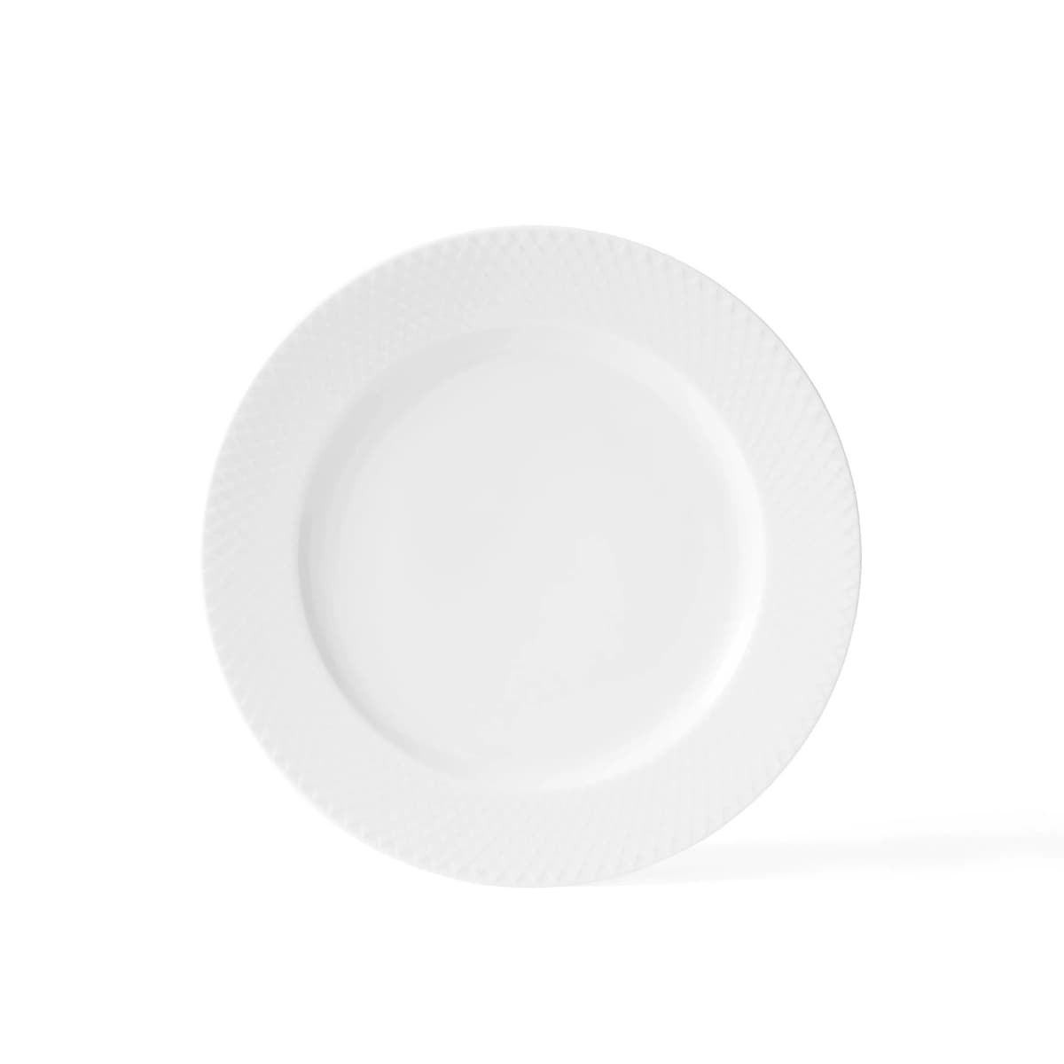 Rhombe tallerken hvit, Ø 27 cm
