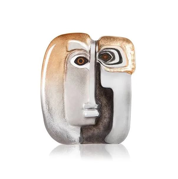 Masq Ideo glasskulptur, Gull