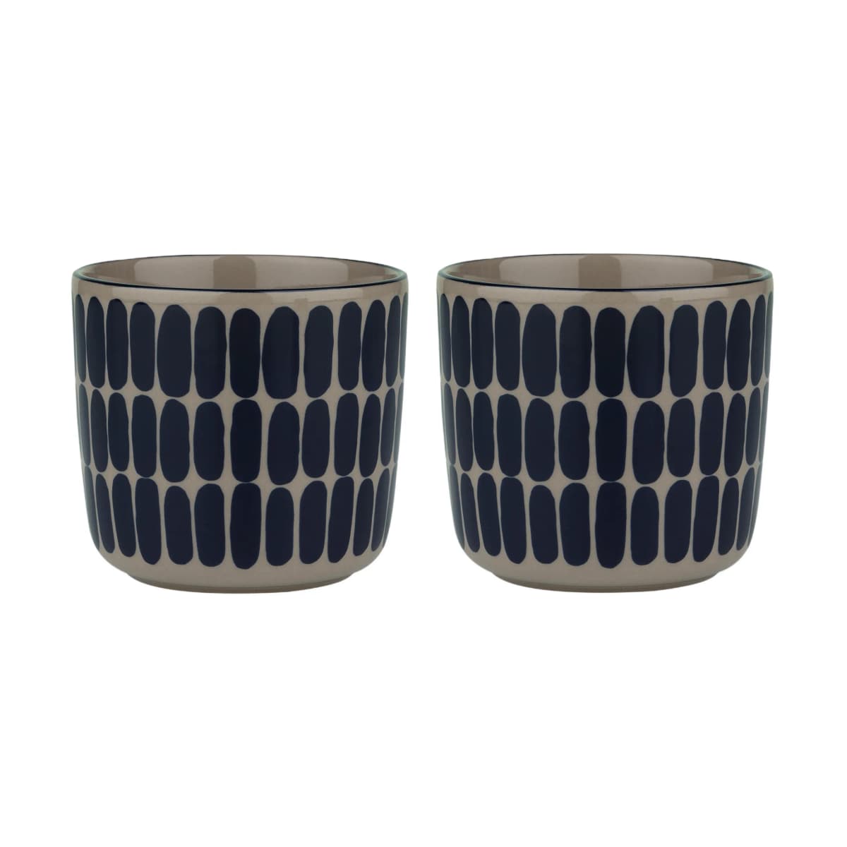 Alku kaffekopp uten hank 20 cl 2-pakning, Terra-dark blue
