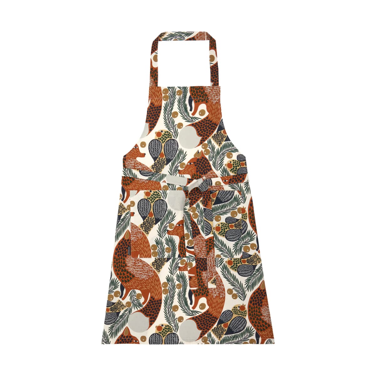 Ketunmarja forkle, Cotton-brown-green