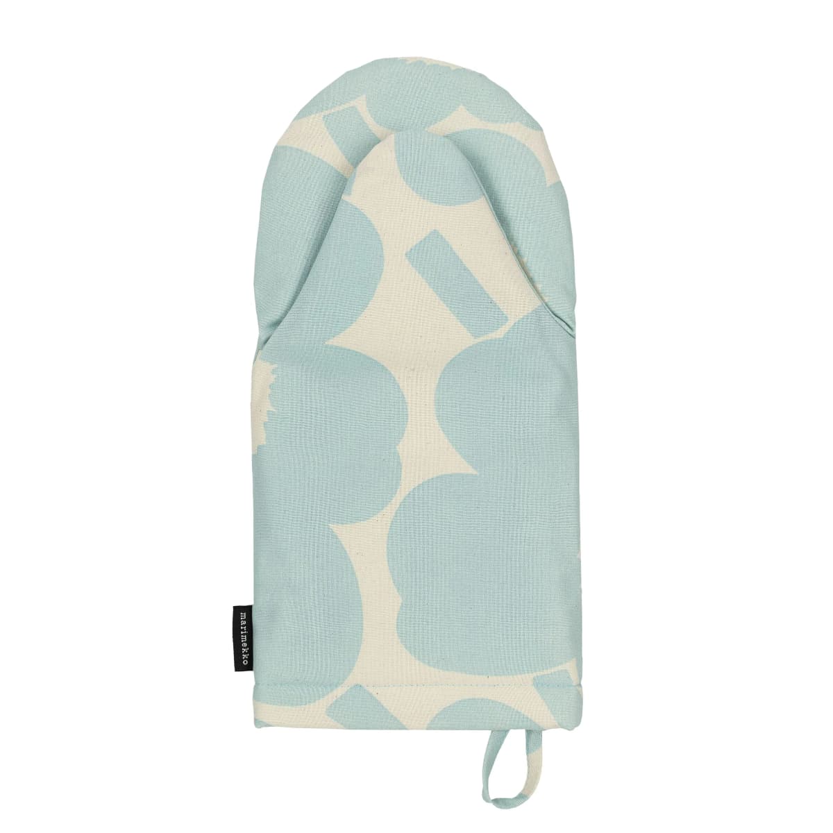 Pieni Unikko grytevott, Off white-light blue