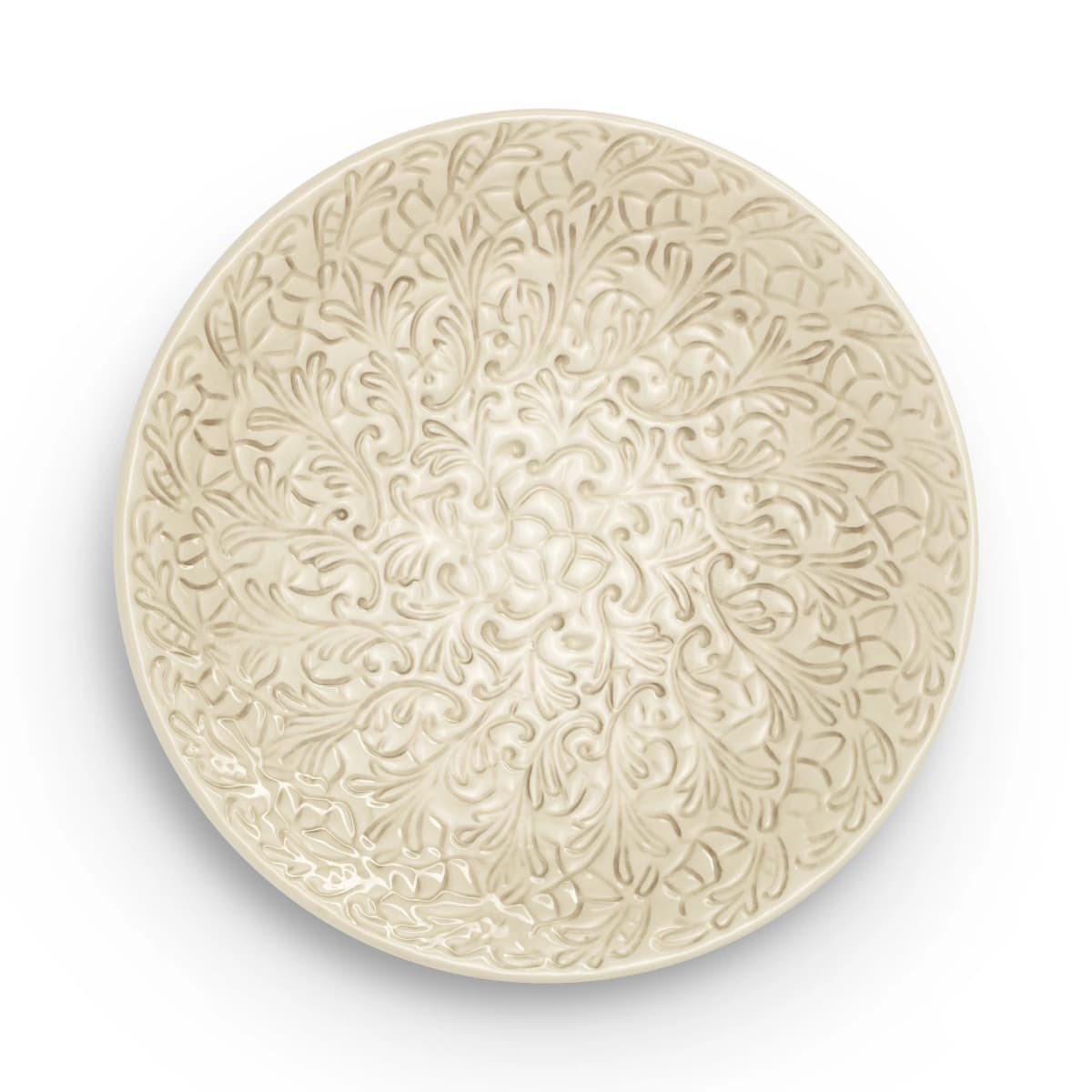 Lace tallerken 20 cm, Sand