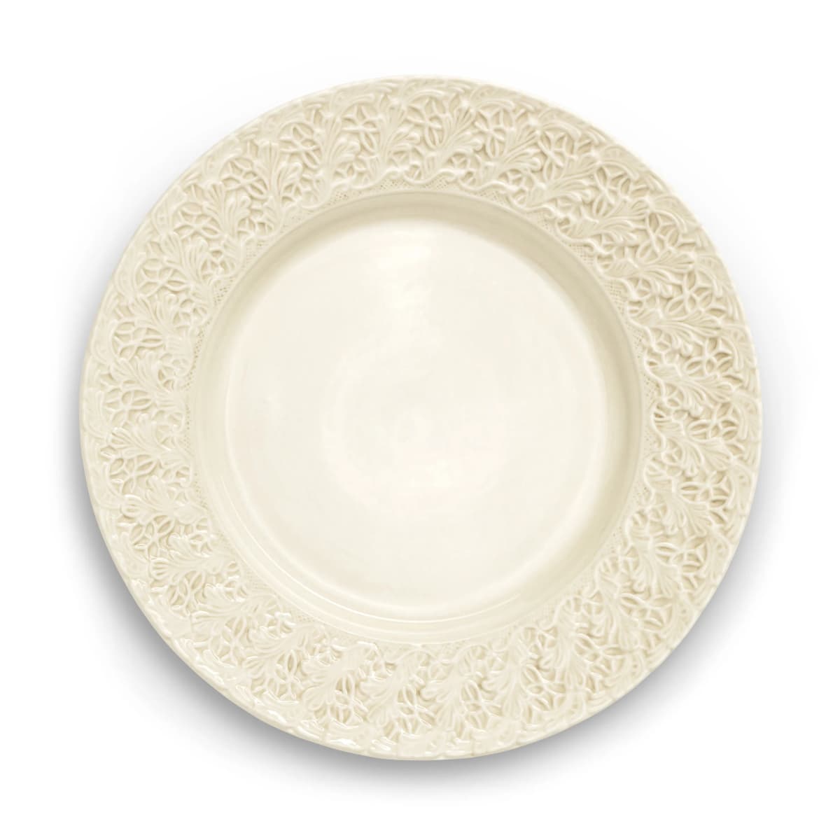 Lace tallerken 32 cm, Sand