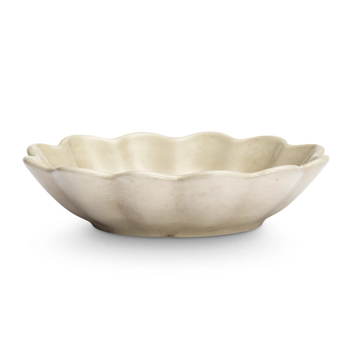 Oyster skål 16x18 cm, Sand