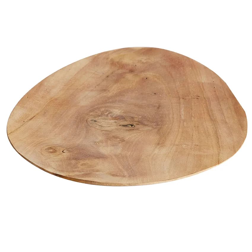 Drop tallerken 19x25 cm, Natur