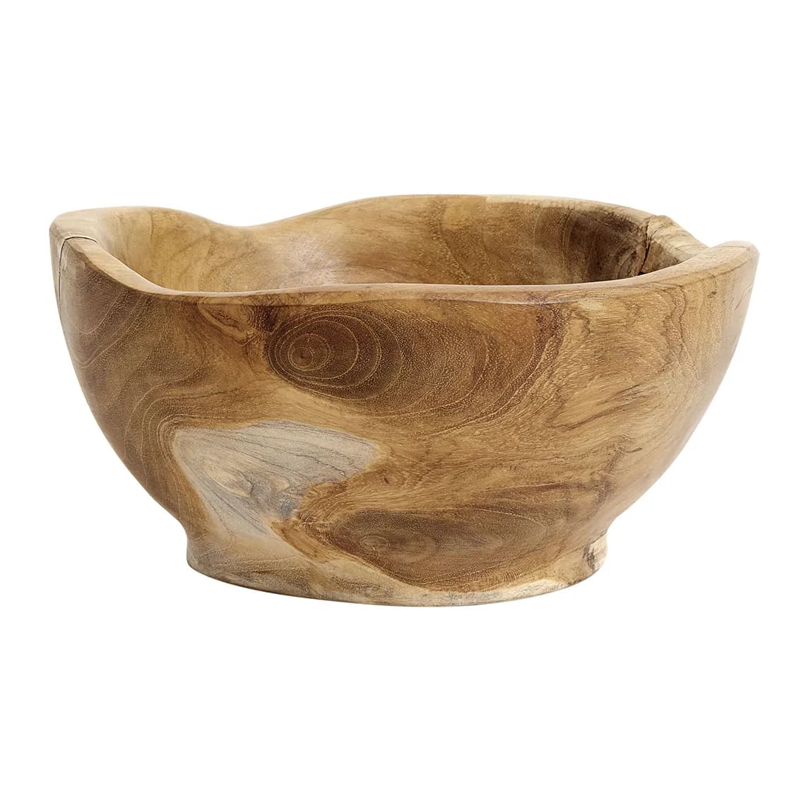 Muubs teak salatskål 20 cm, Natur