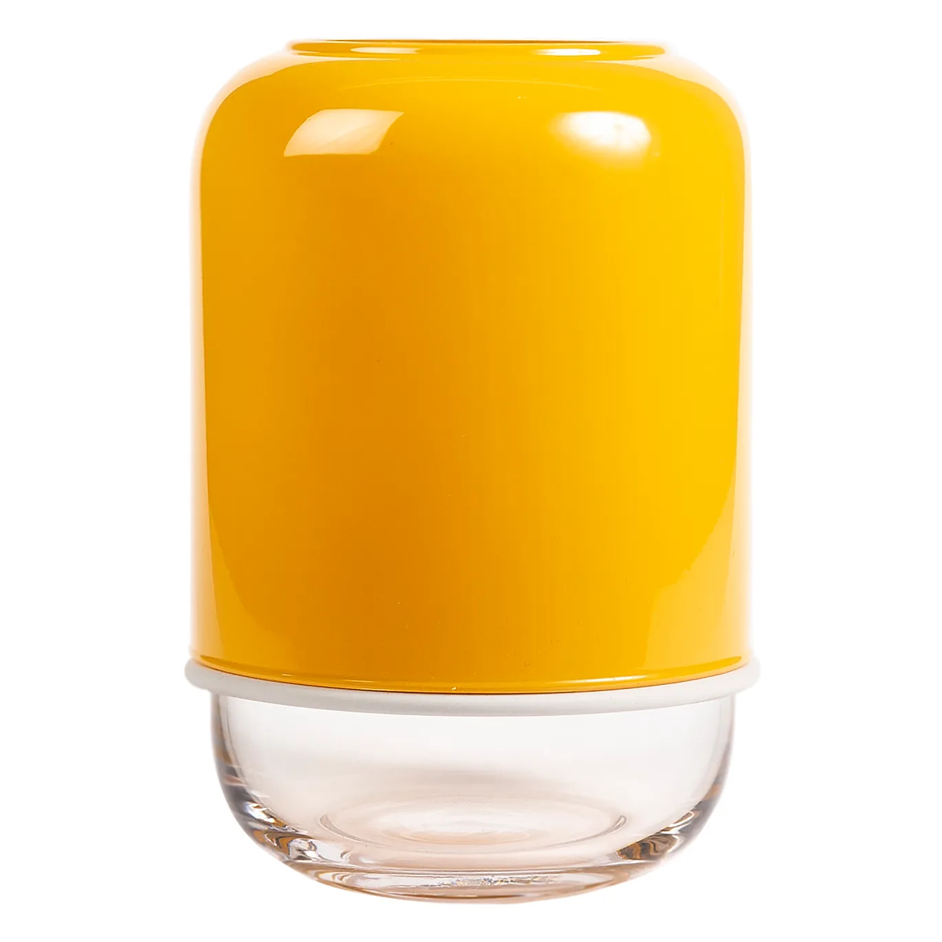 Capsule justerbar vase 18–28 cm, Gul-klar
