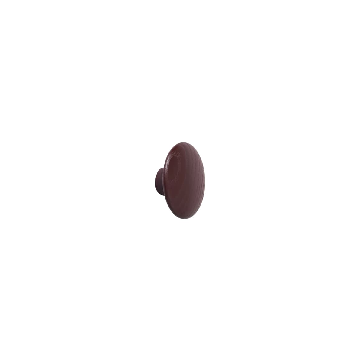 The Dots klesknagg burgundy, ekstra liten