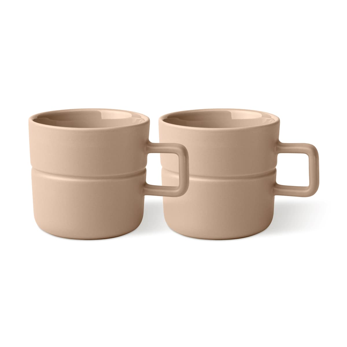 Lines kopp 30 cl 2-stk., Beige