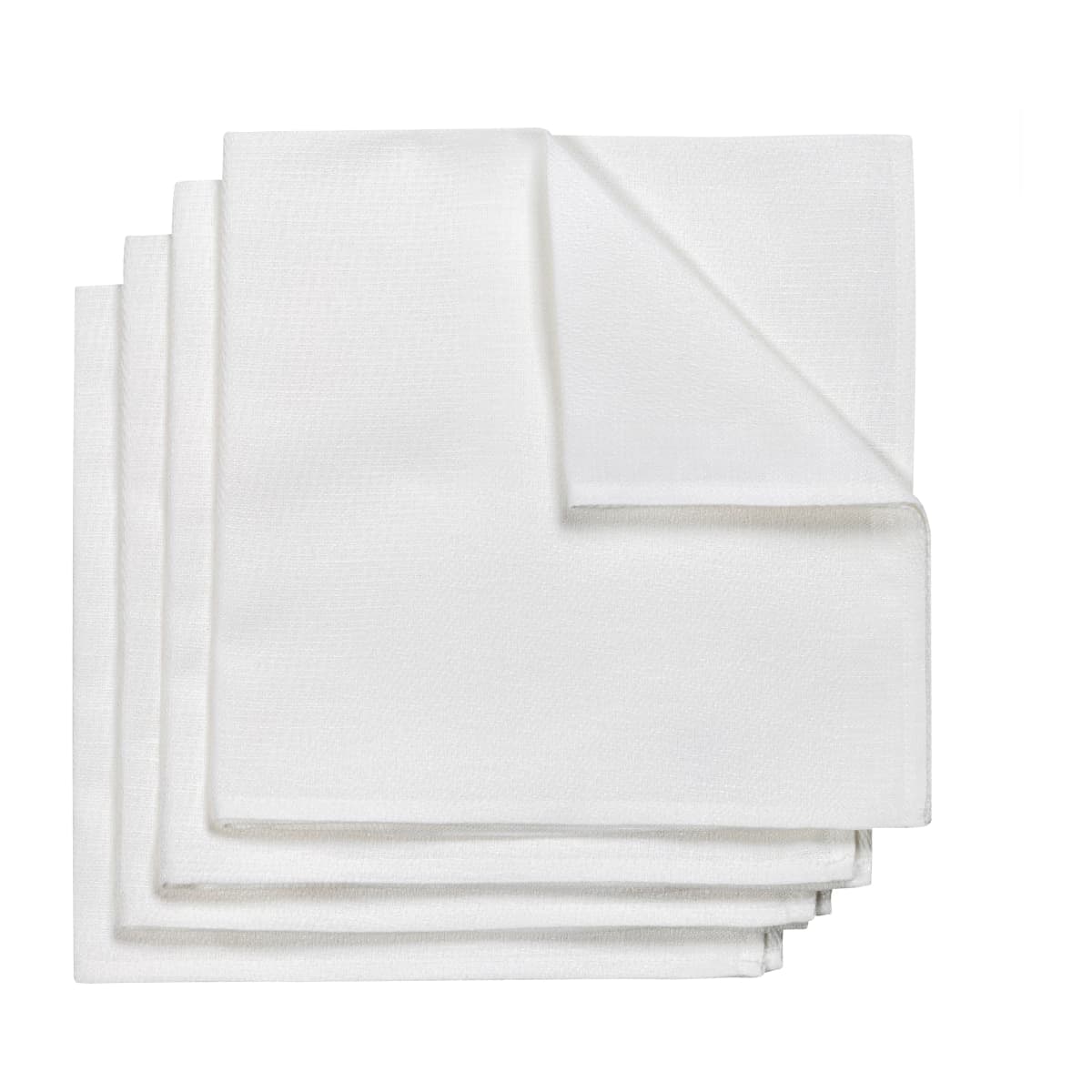Metric serviett 47 x 47 cm 4-pakning, Hvit