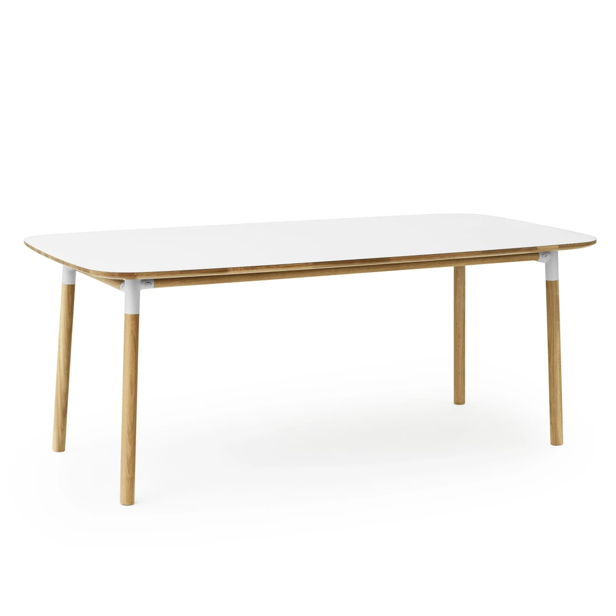 Form bord 95x200 cm, hvit