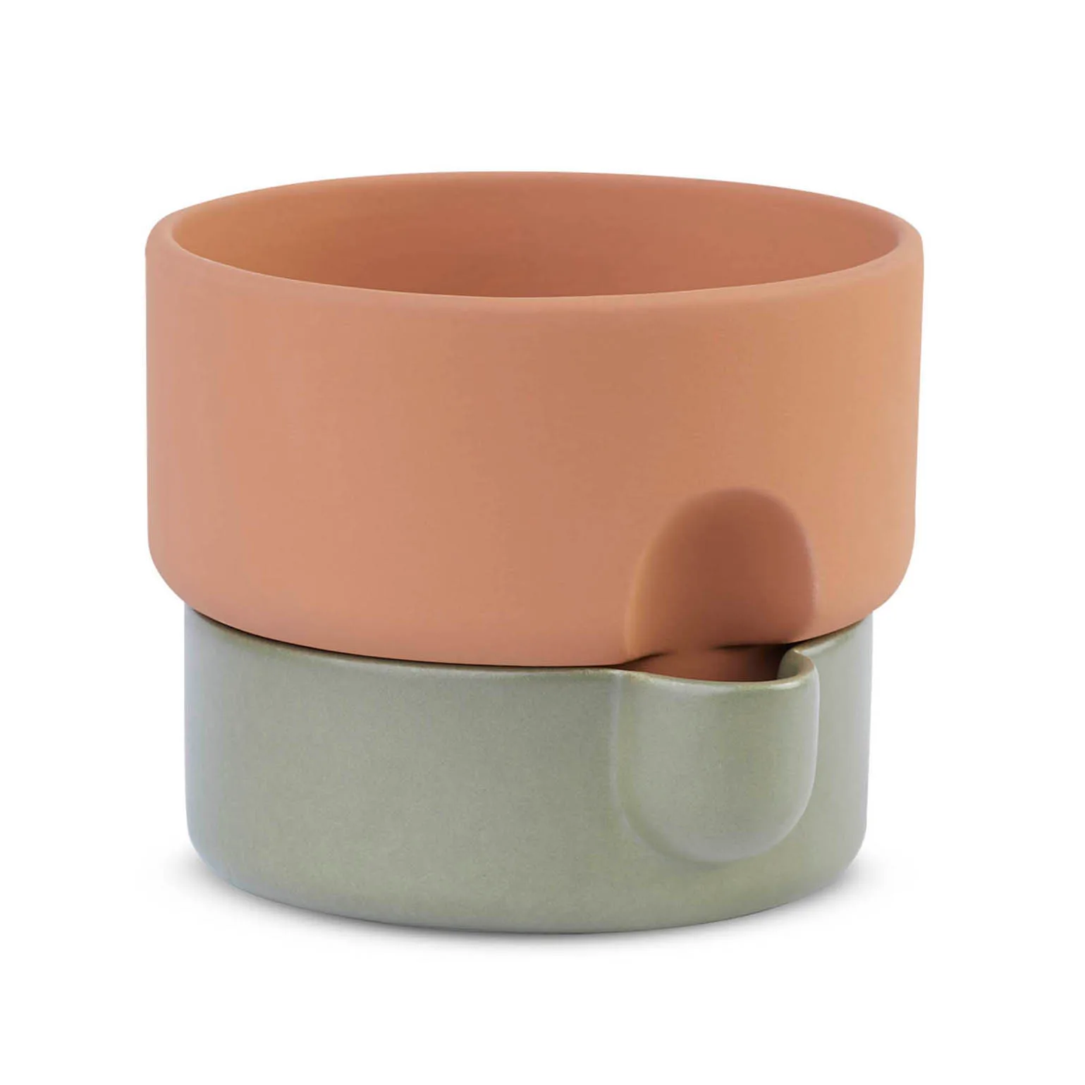 Oasis selvvannende krukke medium Ø20.5 cm, Terracotta-Grønn