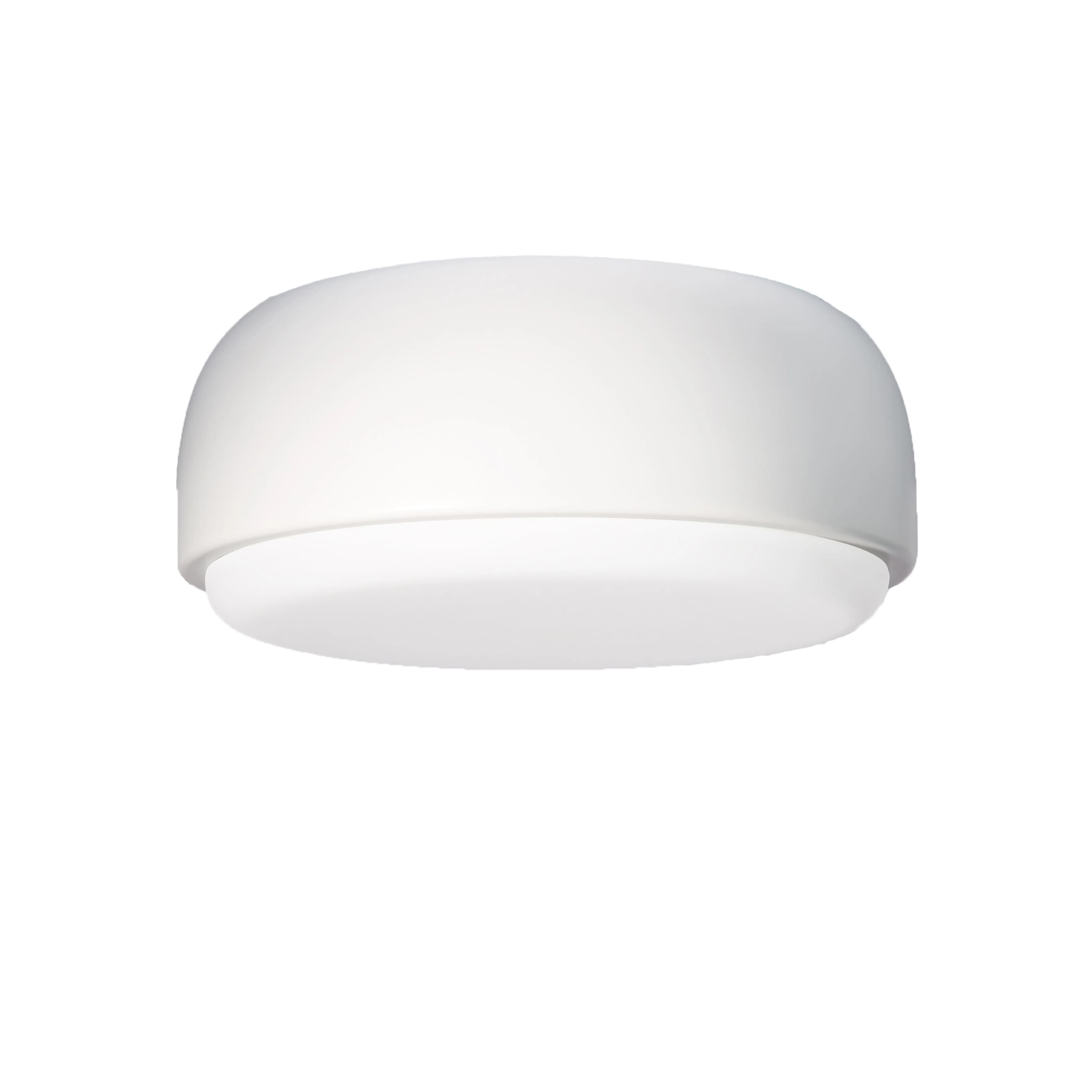 Over me plafond Ø30 cm, hvit