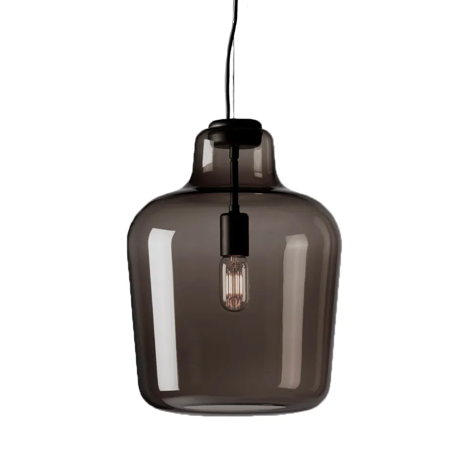 Say my name taklampe, smoked grey glossy