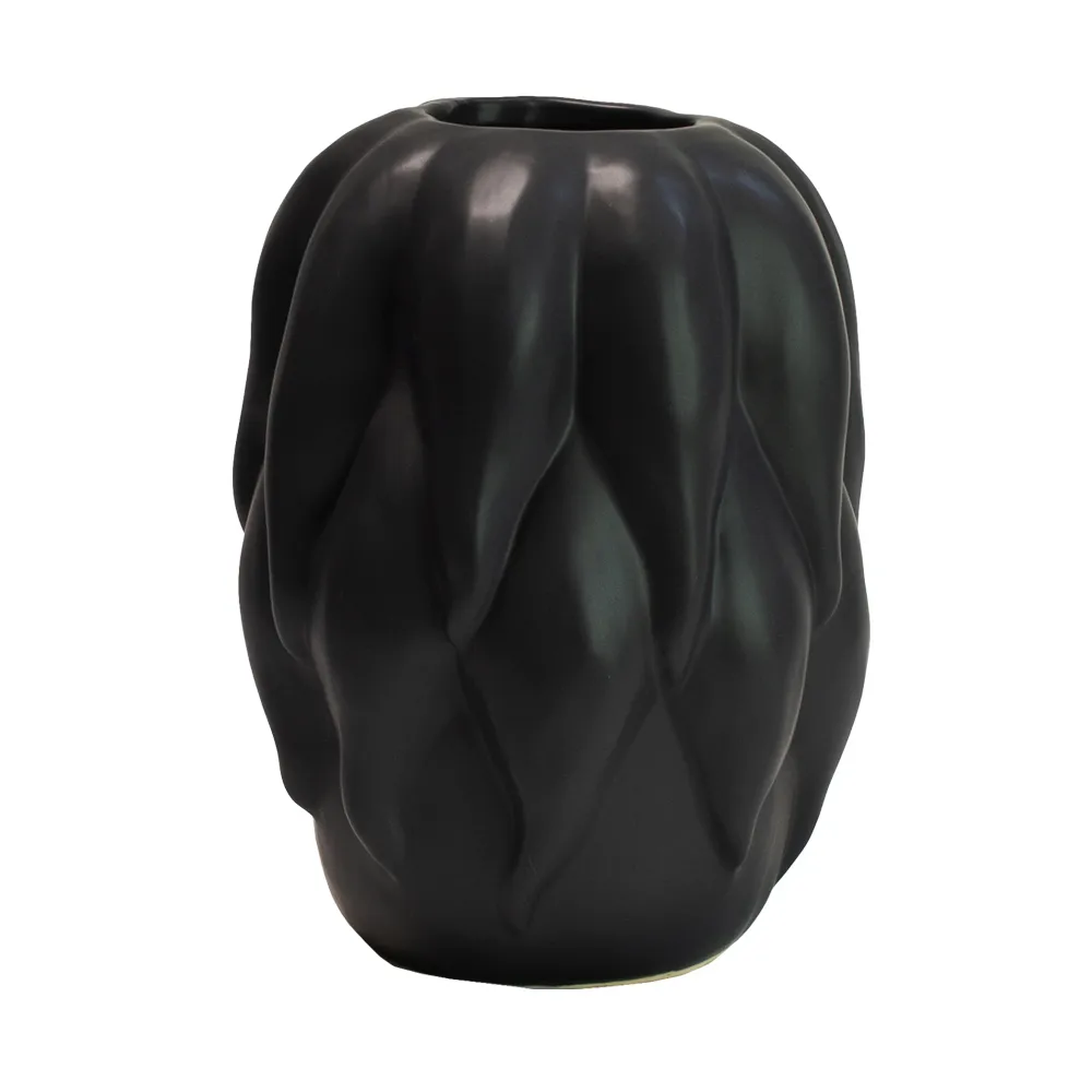 Ridley vase 26 cm, Svart